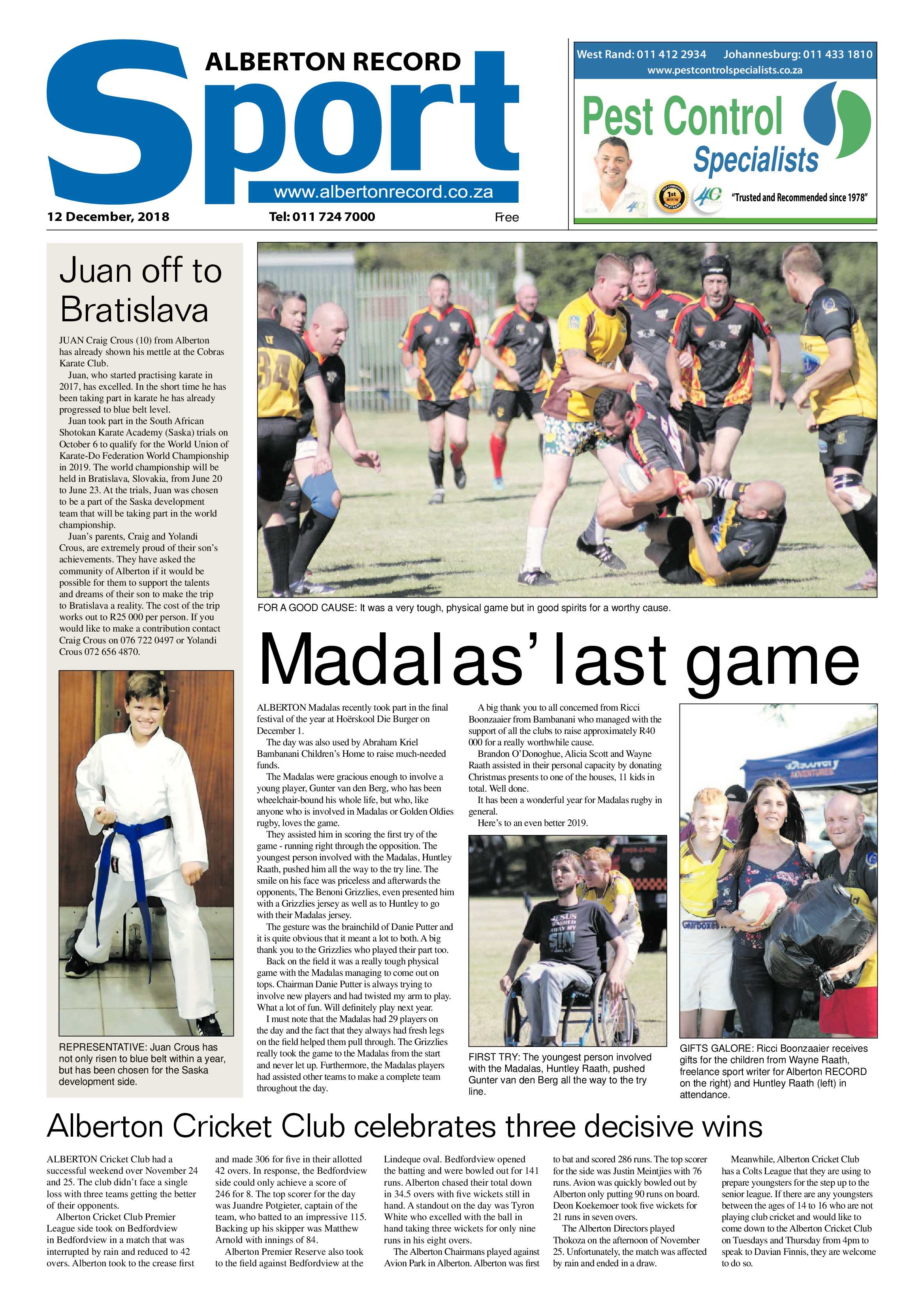 Alberton Record 12 December 2018 page 40