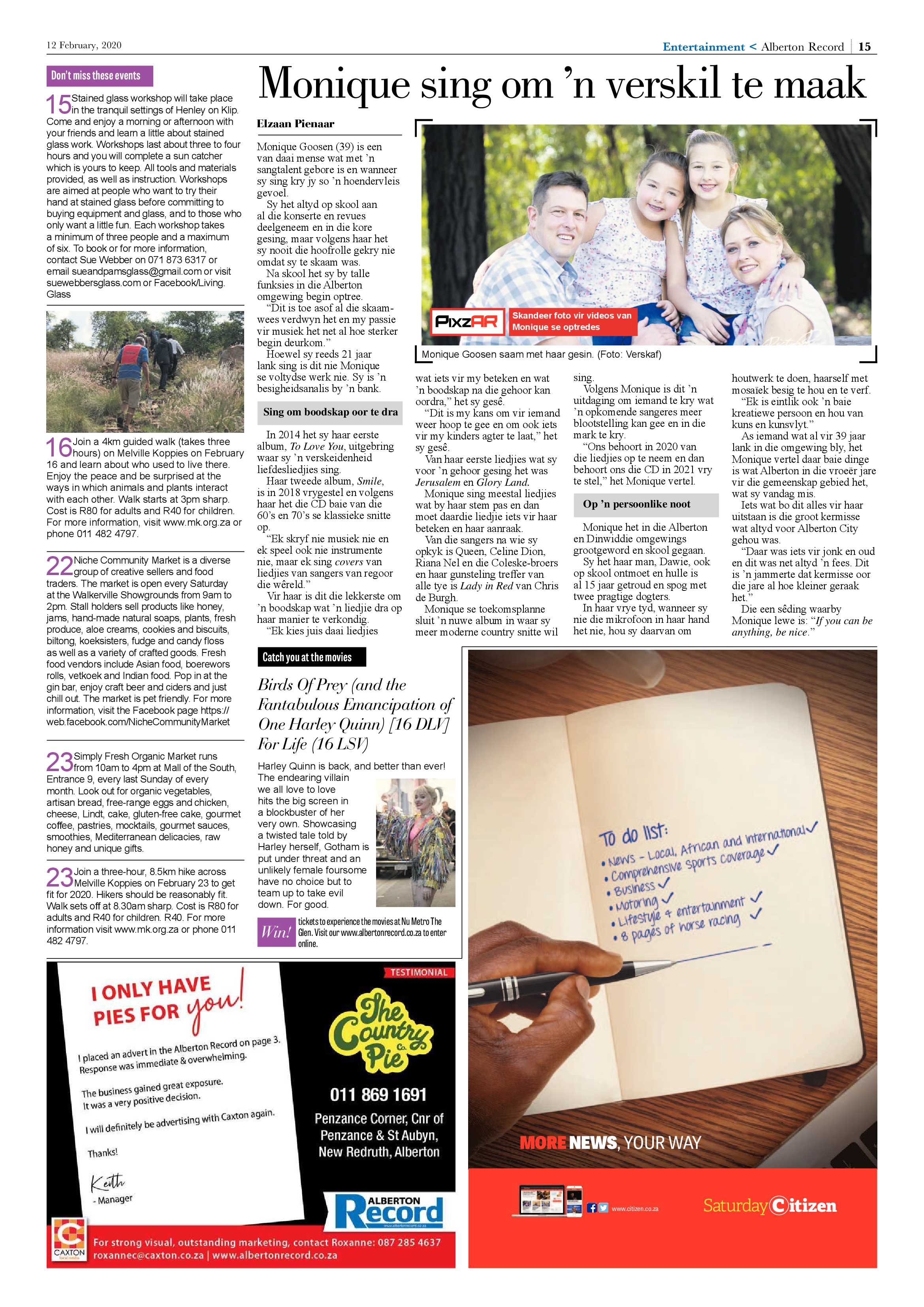 Alberton Record 12 February 2020 page 15