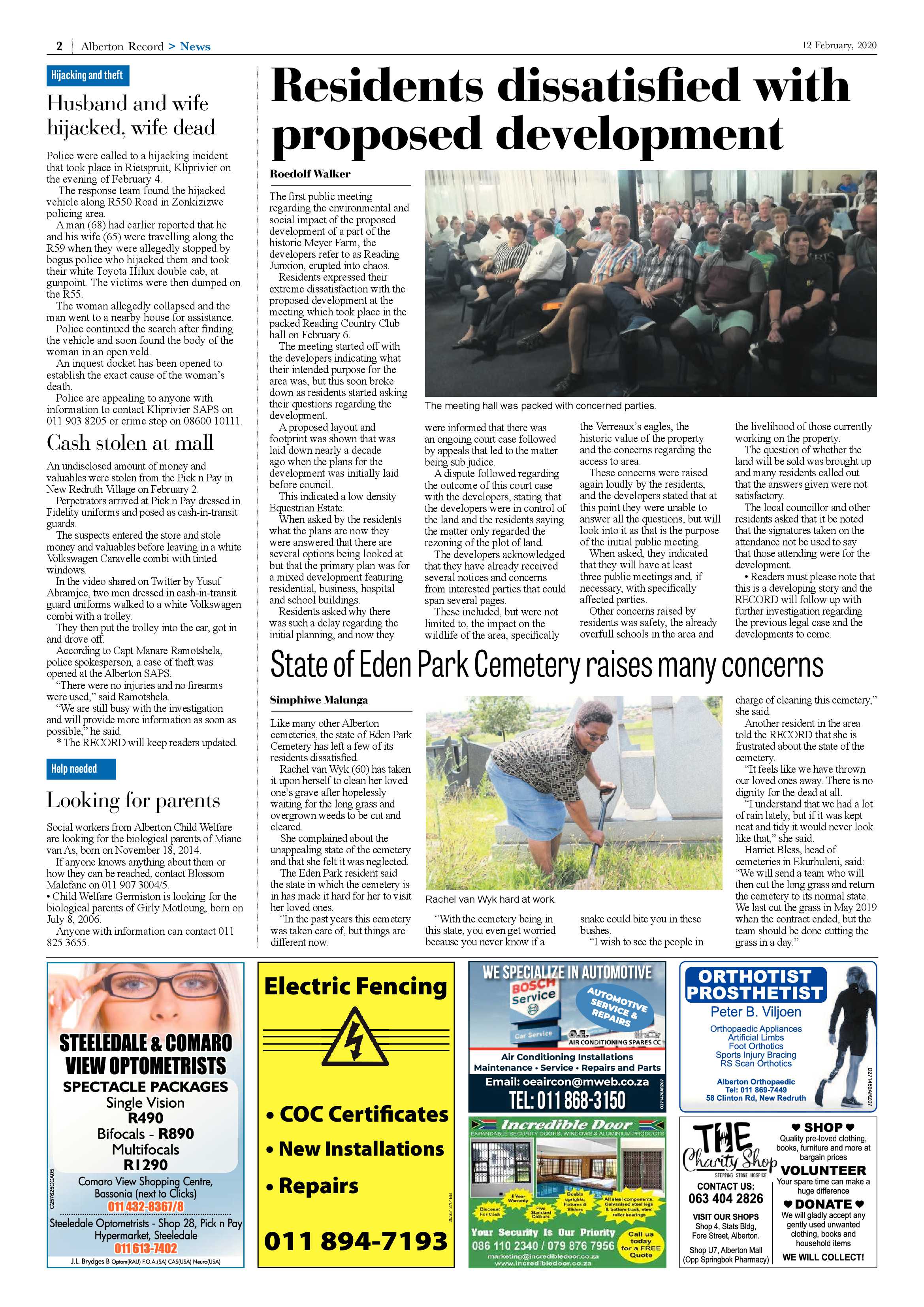 Alberton Record 12 February 2020 page 2