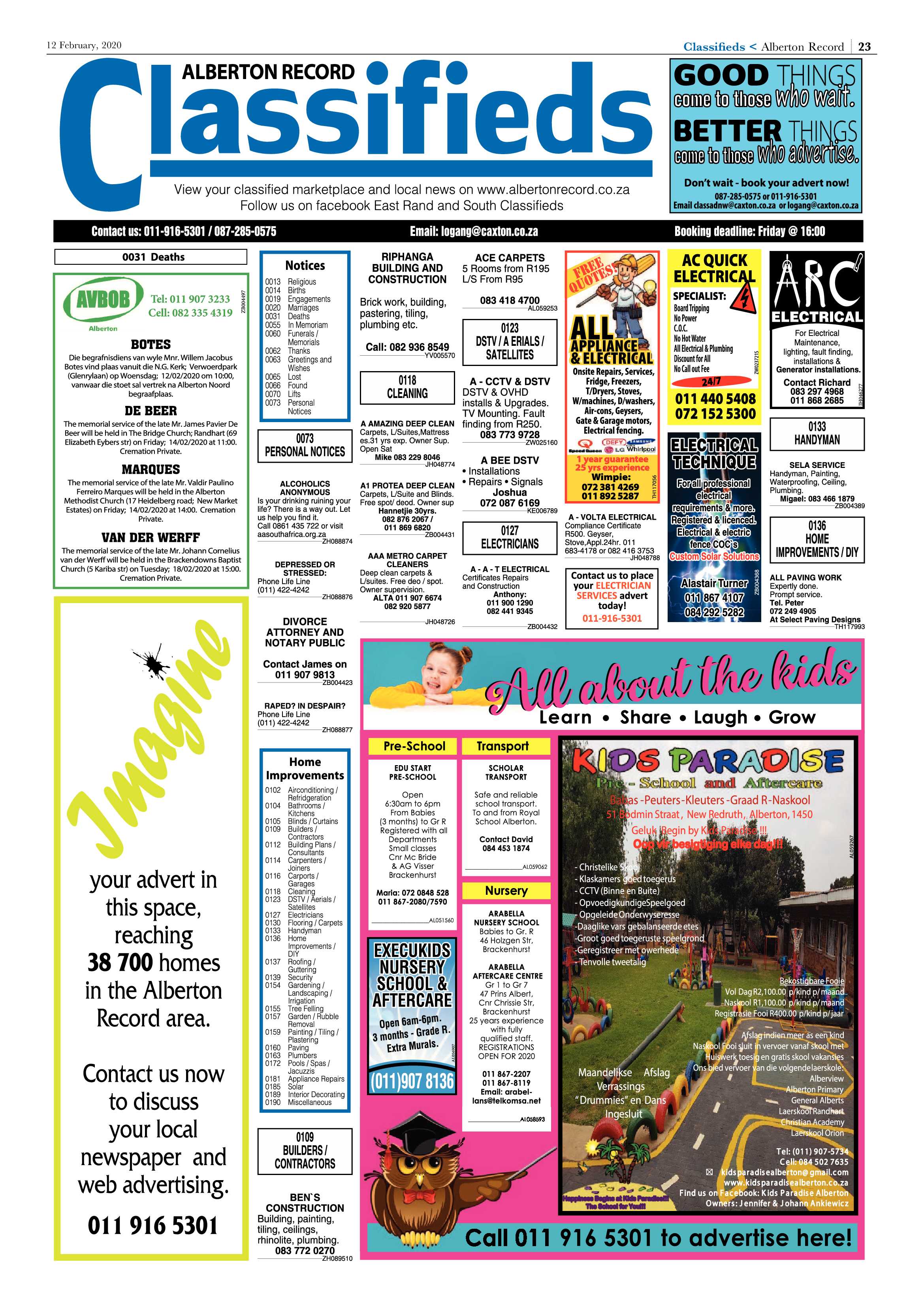 Alberton Record 12 February 2020 page 23