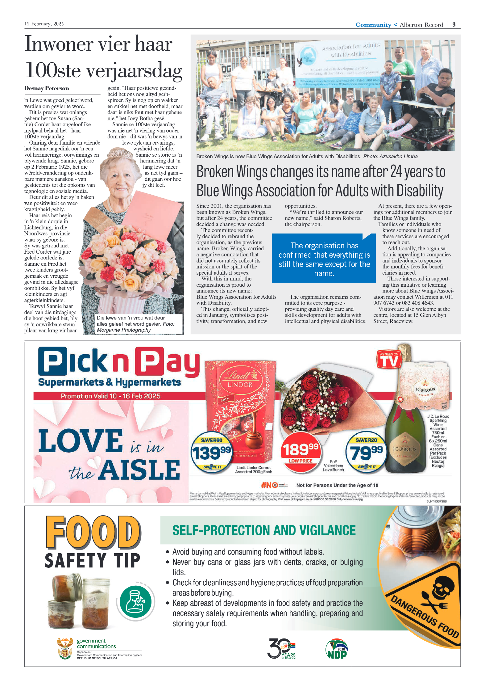 Alberton Record 12 February 2025 page 3