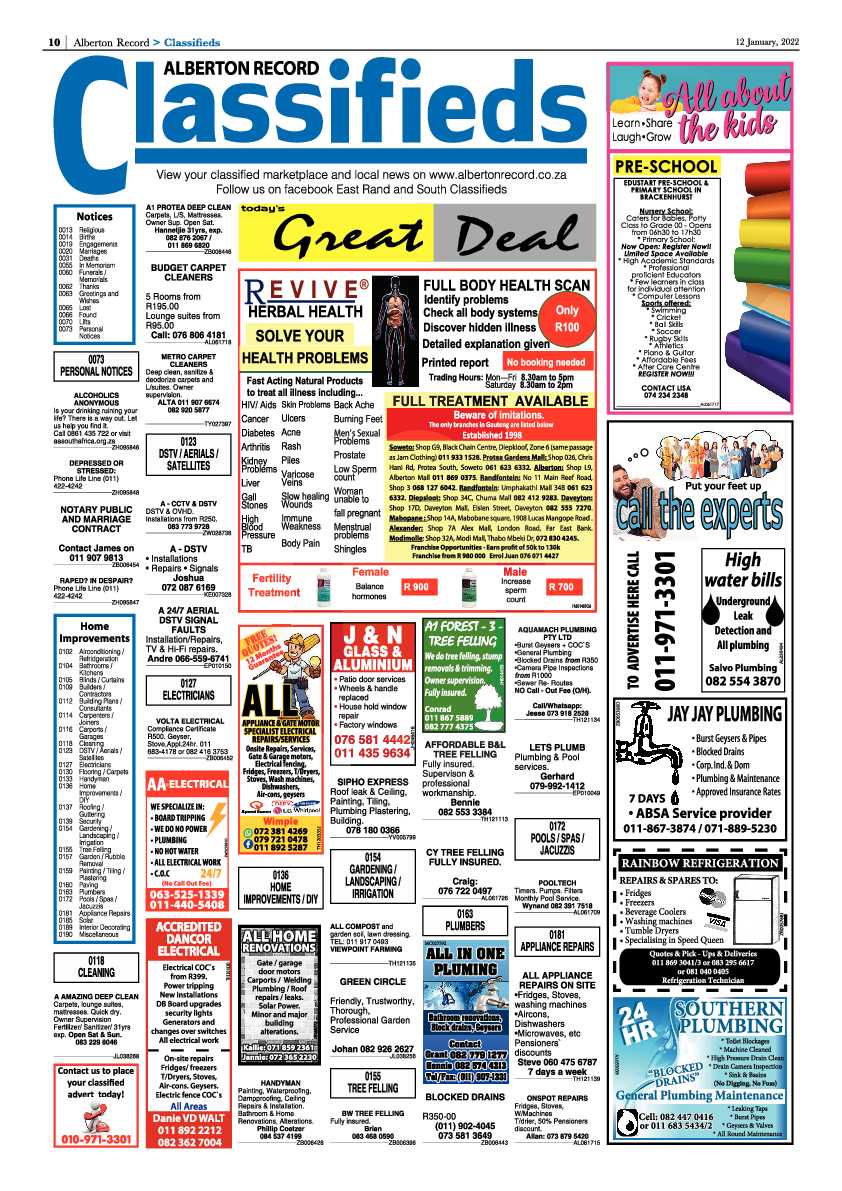 Alberton Record 12 January 2022 page 12