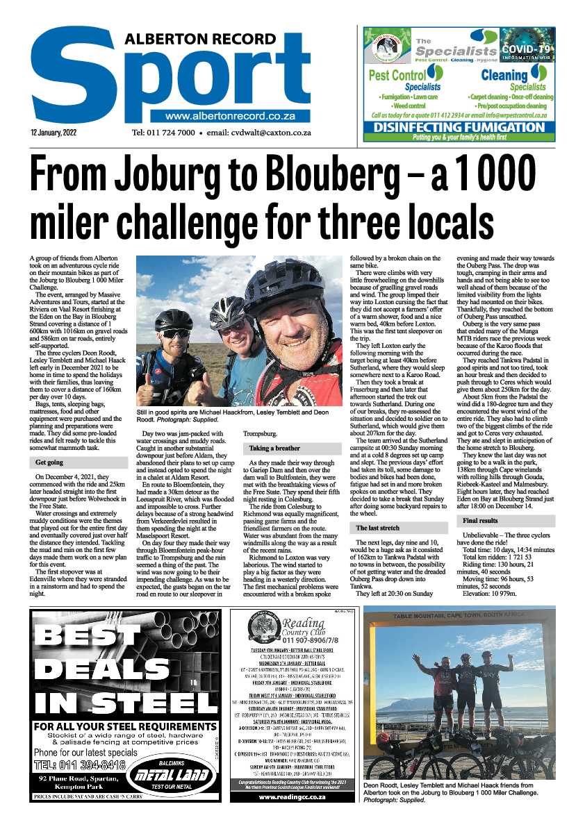 Alberton Record 12 January 2022 page 14