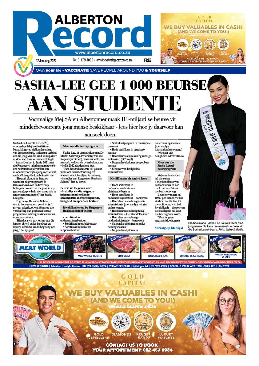 Alberton Record 12 January 2022 page 3