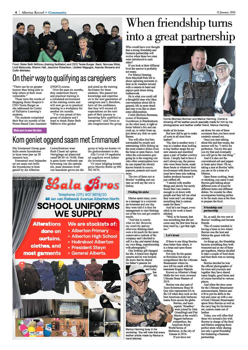 Alberton Record 12 January 2022 page 6