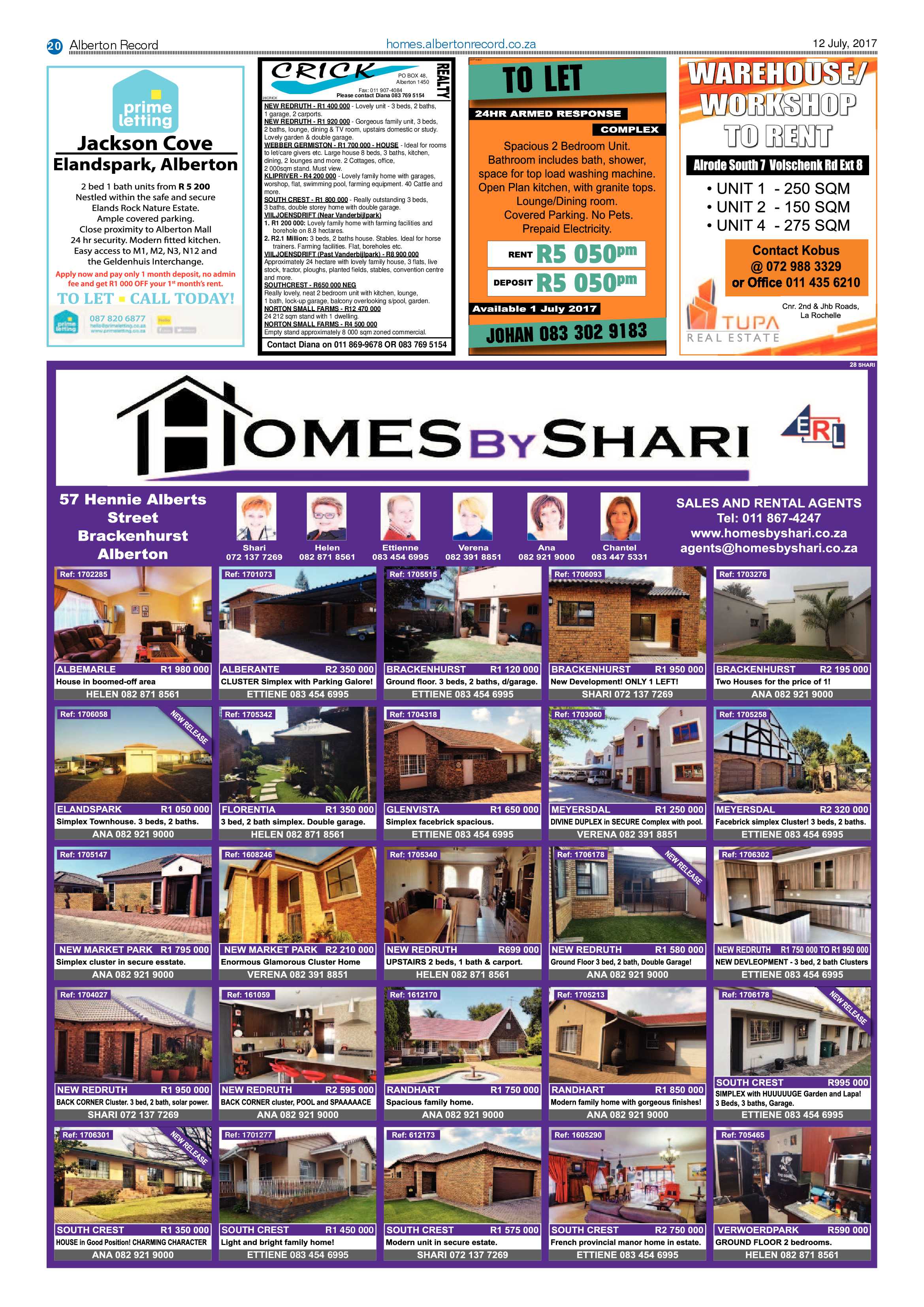Alberton Record 12 July 2017 page 20