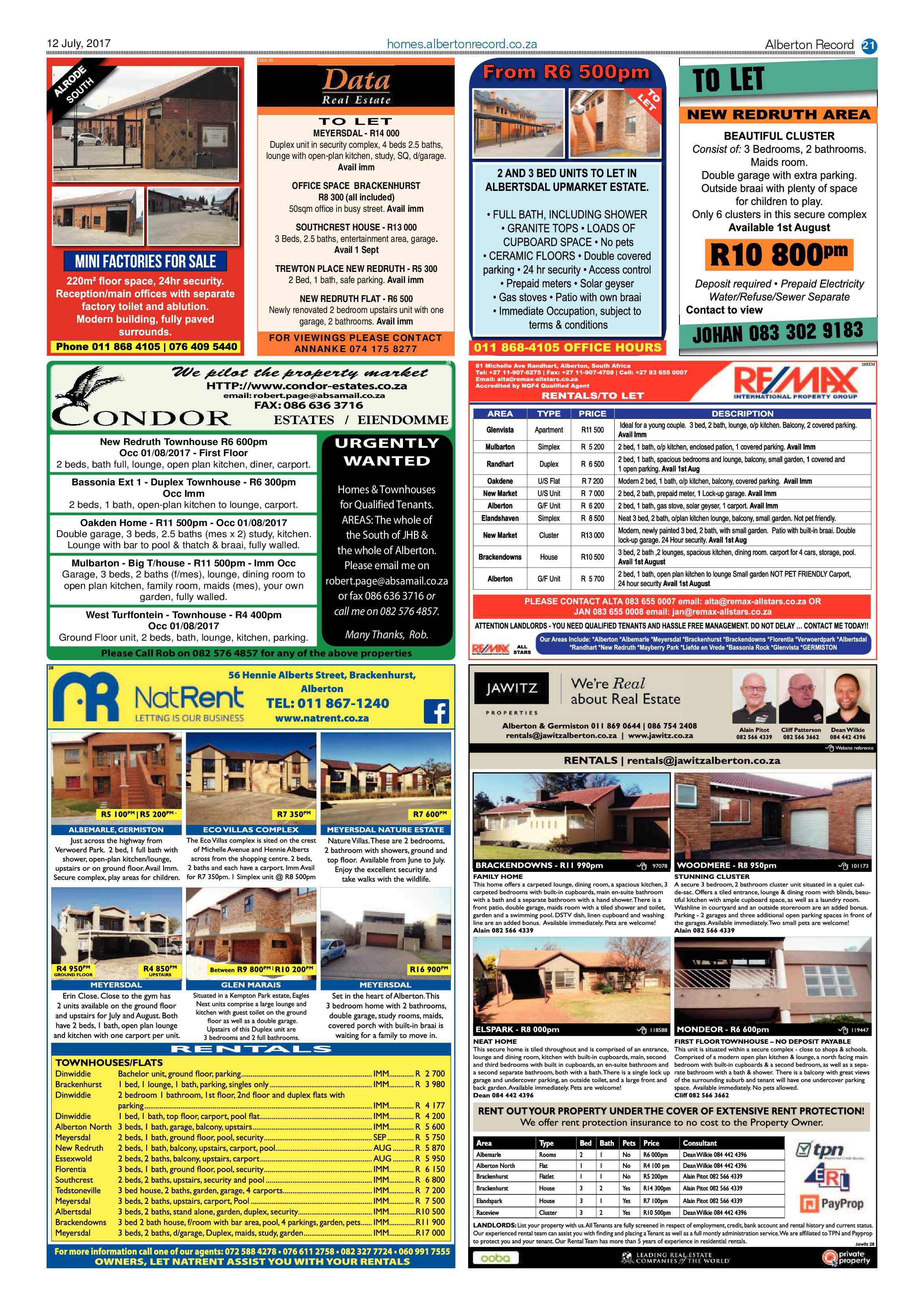 Alberton Record 12 July 2017 page 21
