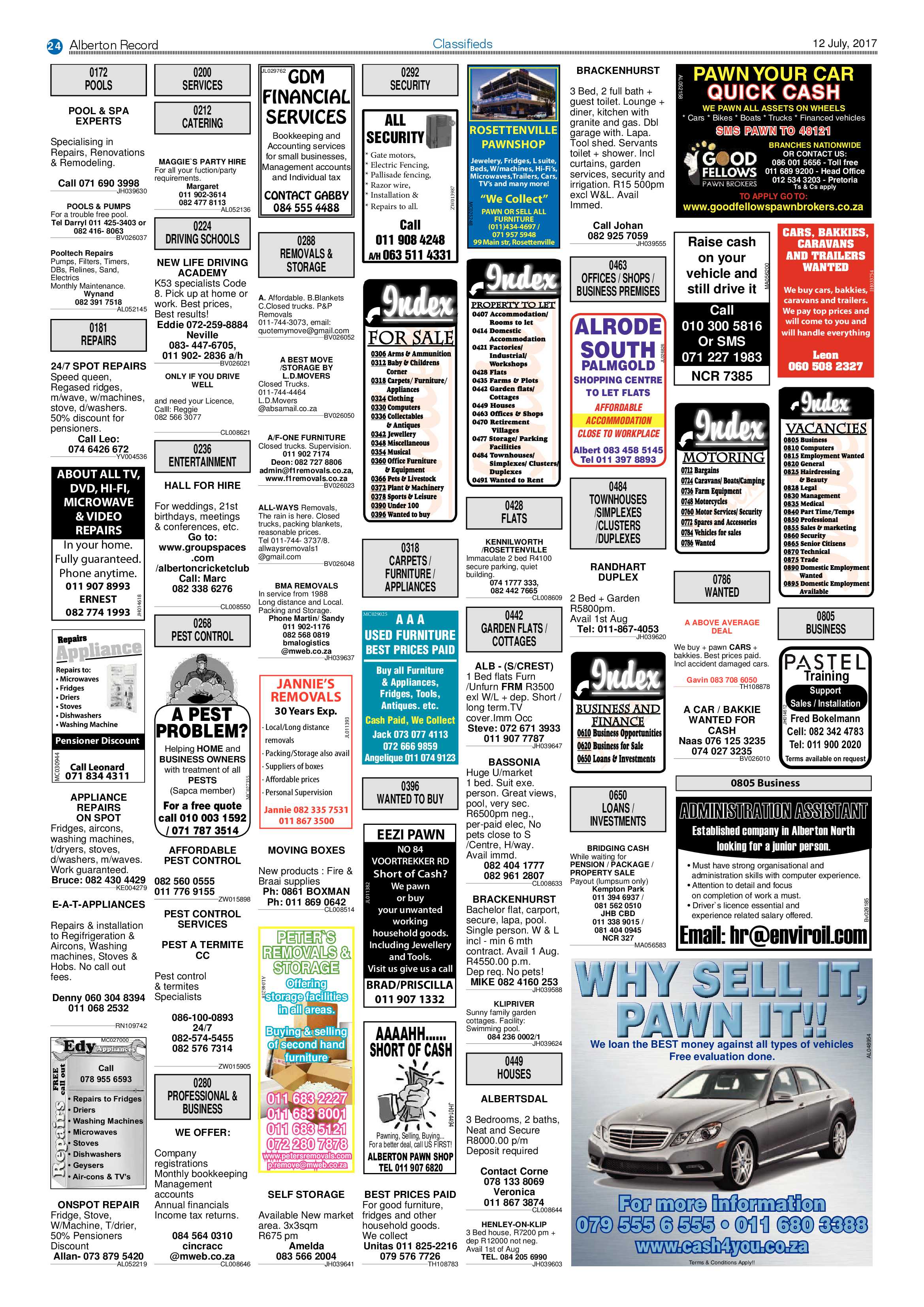 Alberton Record 12 July 2017 page 24