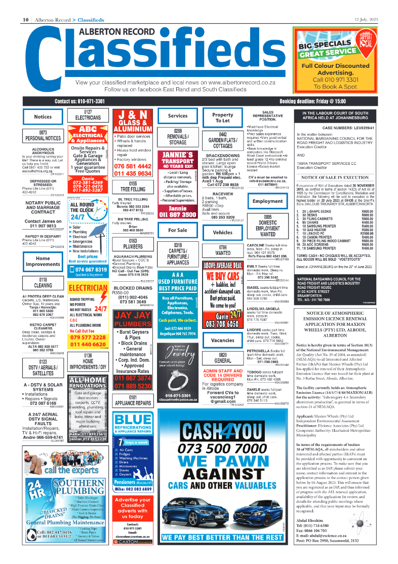 Alberton Record 12 July 2023 page 10