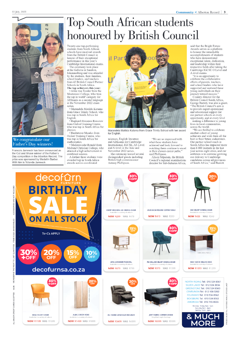 Alberton Record 12 July 2023 page 3