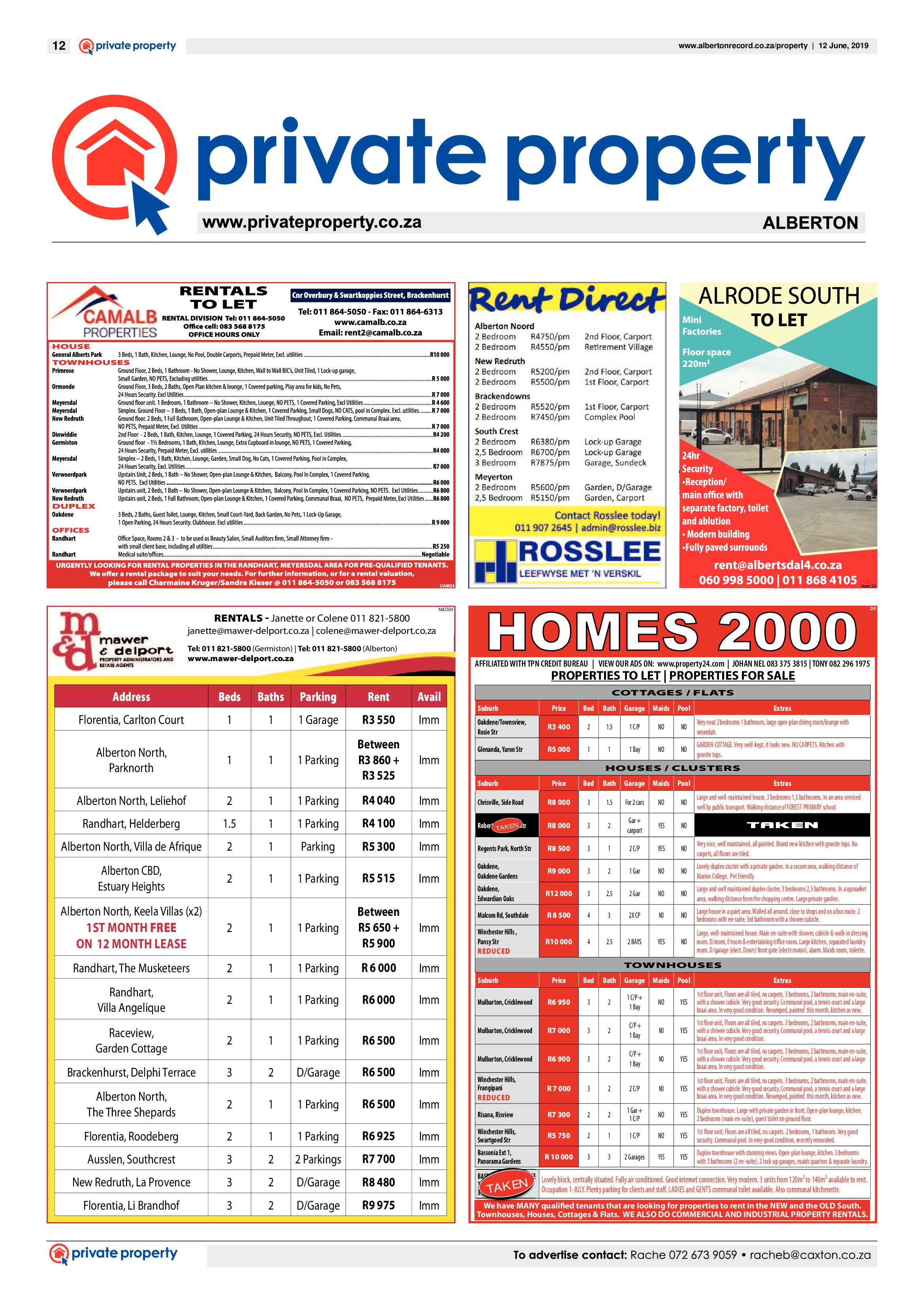 Alberton Record 12 June 2019 page 12