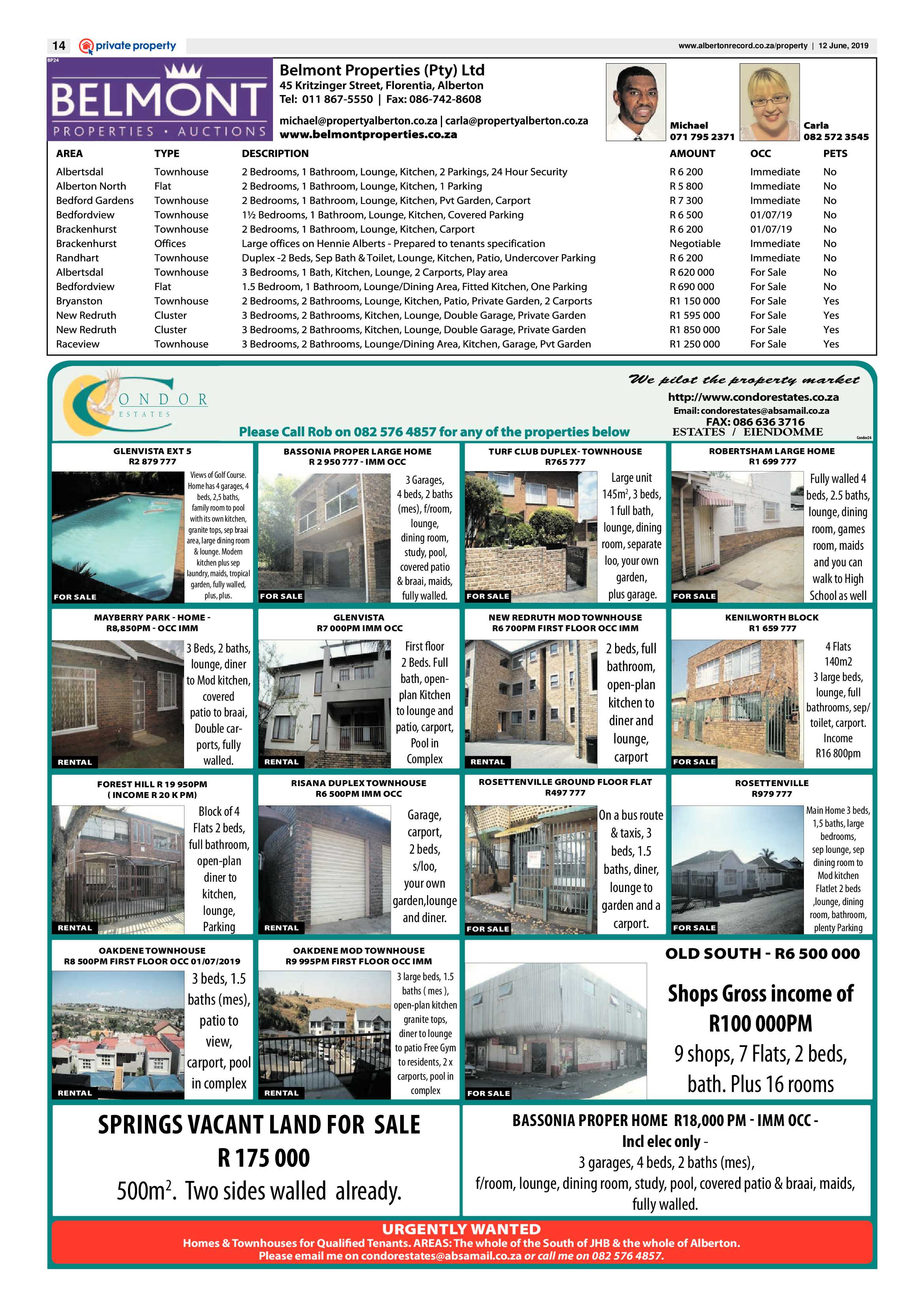 Alberton Record 12 June 2019 page 14