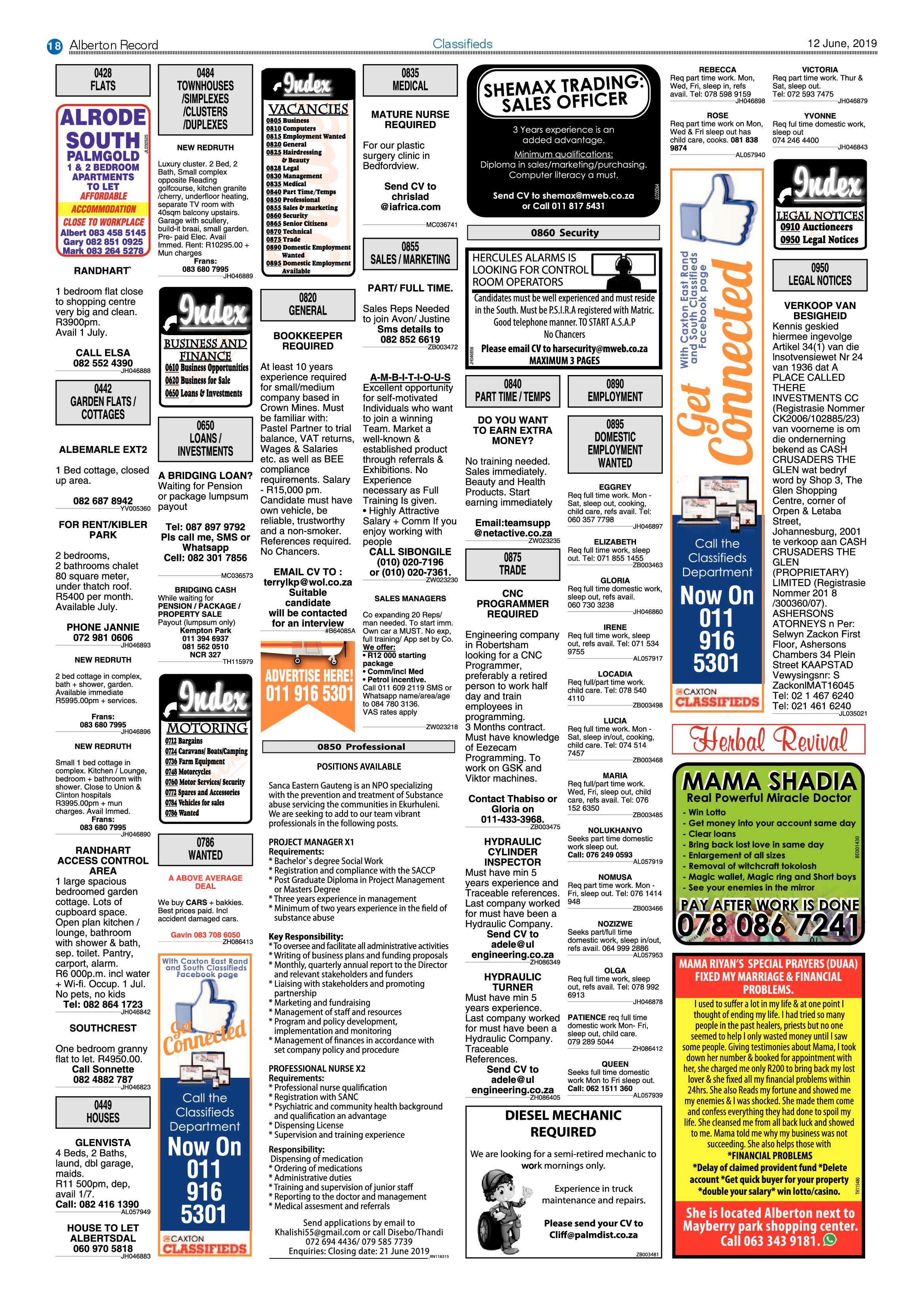 Alberton Record 12 June 2019 page 18