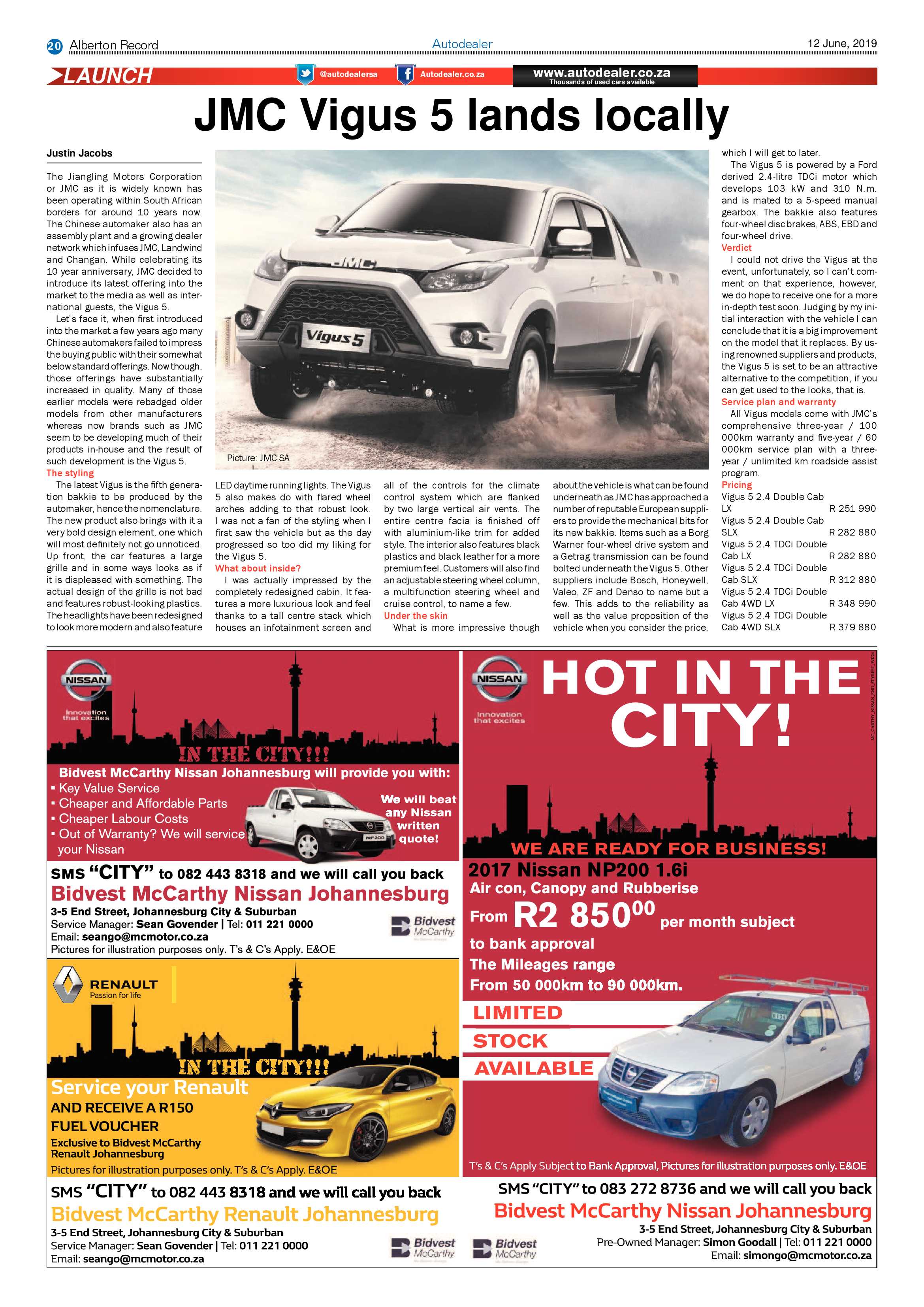 Alberton Record 12 June 2019 page 20