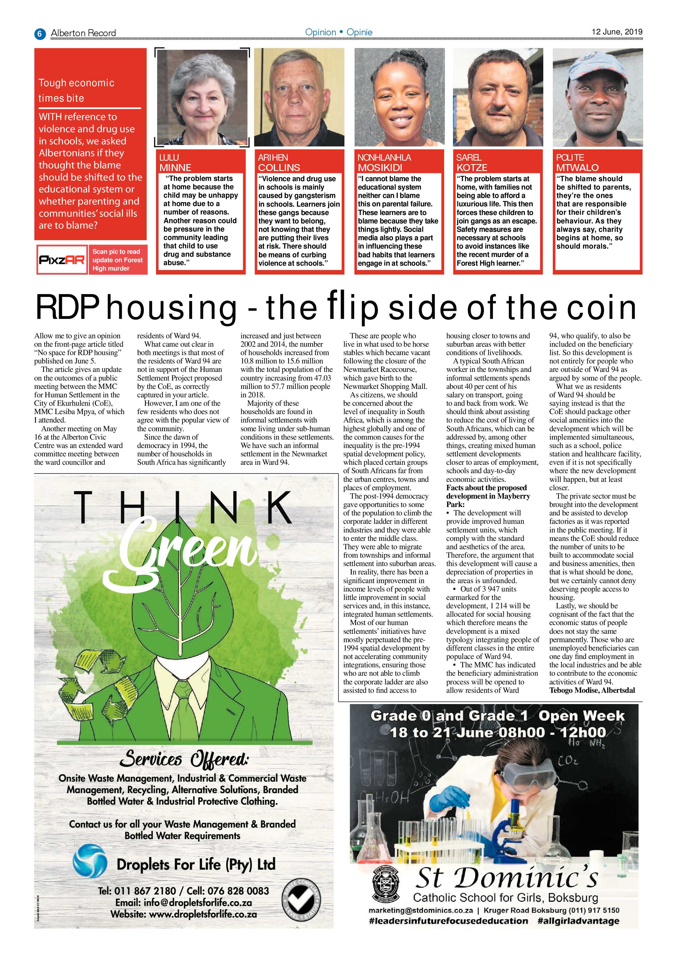 Alberton Record 12 June 2019 page 6
