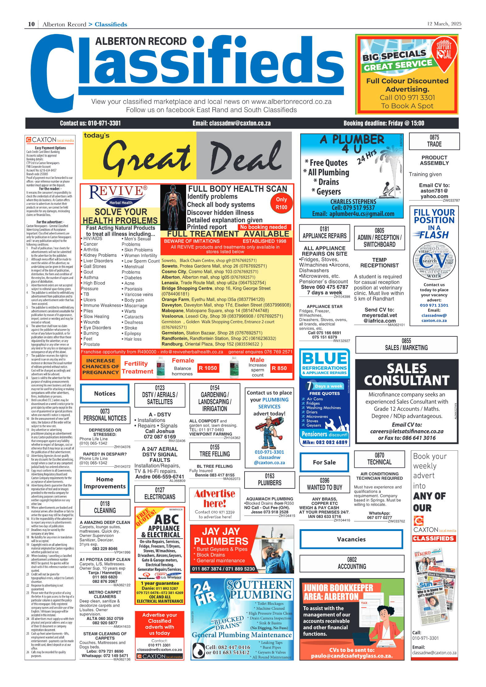 Alberton Record 12 March 2025 page 12