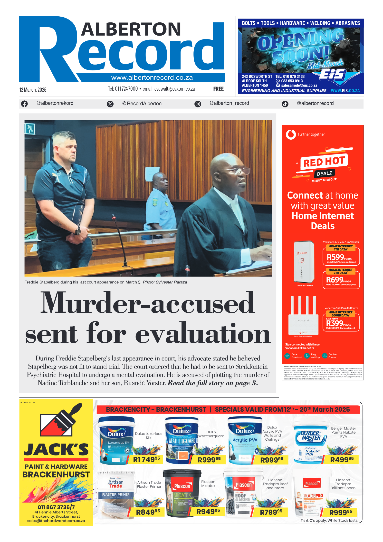 Alberton Record 12 March 2025 page 3