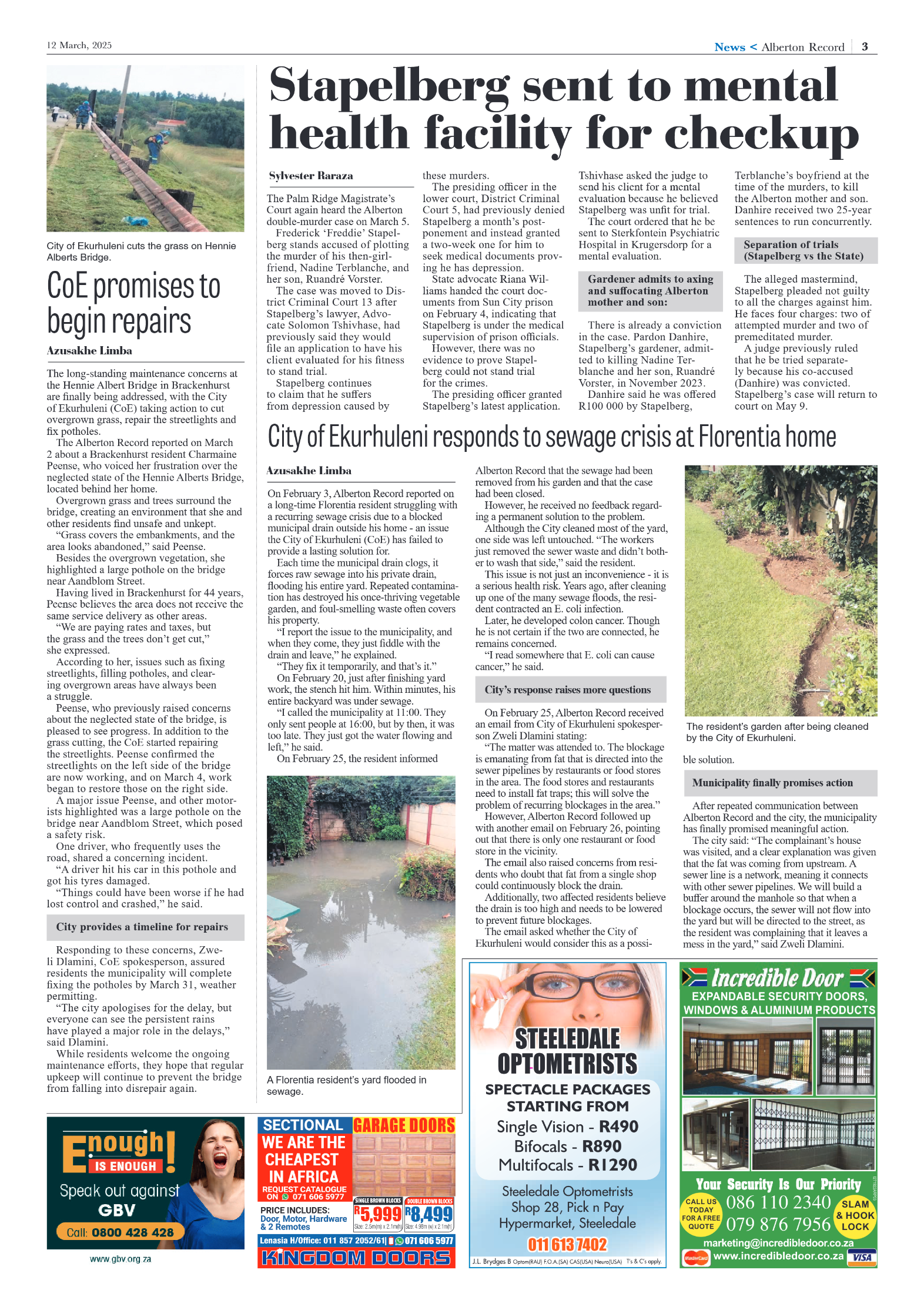 Alberton Record 12 March 2025 page 5