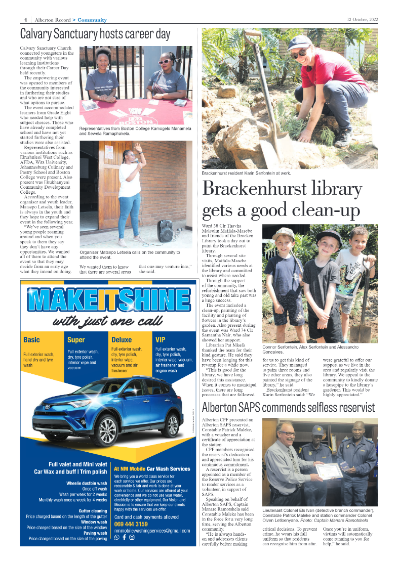 Alberton Record 12 October 2022 page 4