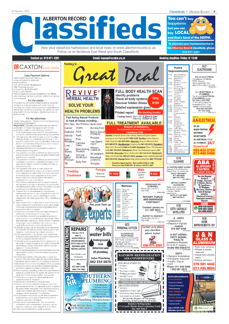 Alberton Record 12 October 2022 page 9