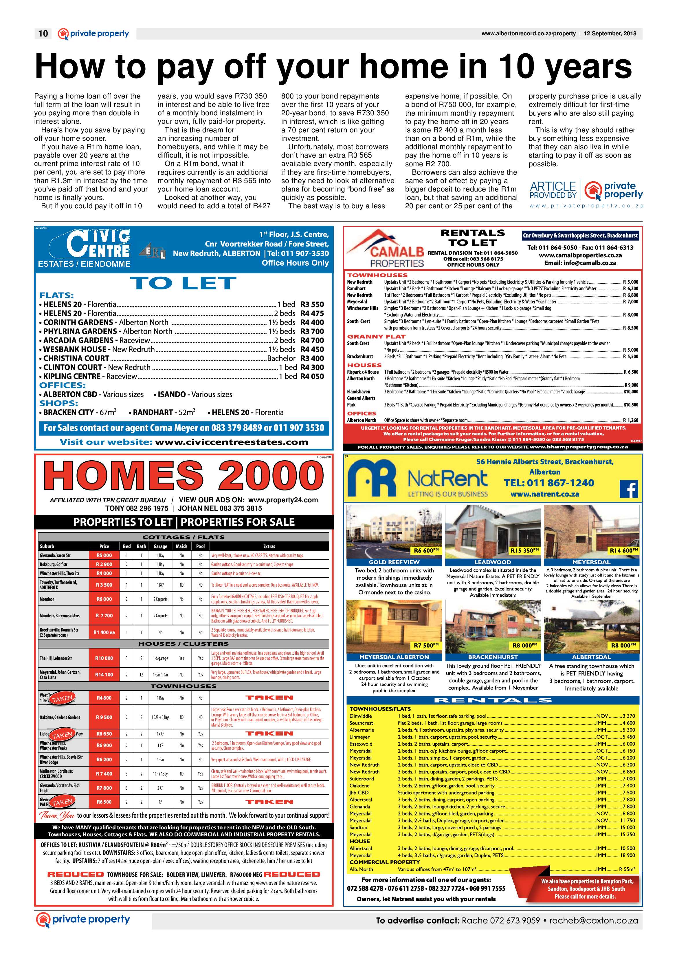 Alberton Record 12 September 2018 page 10