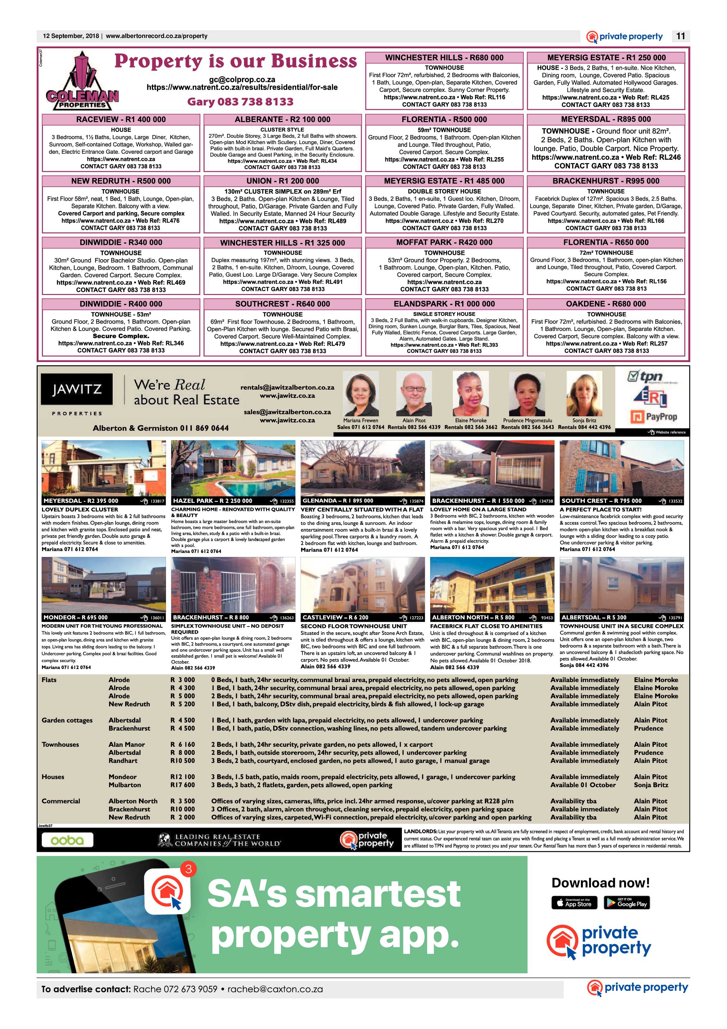 Alberton Record 12 September 2018 page 11