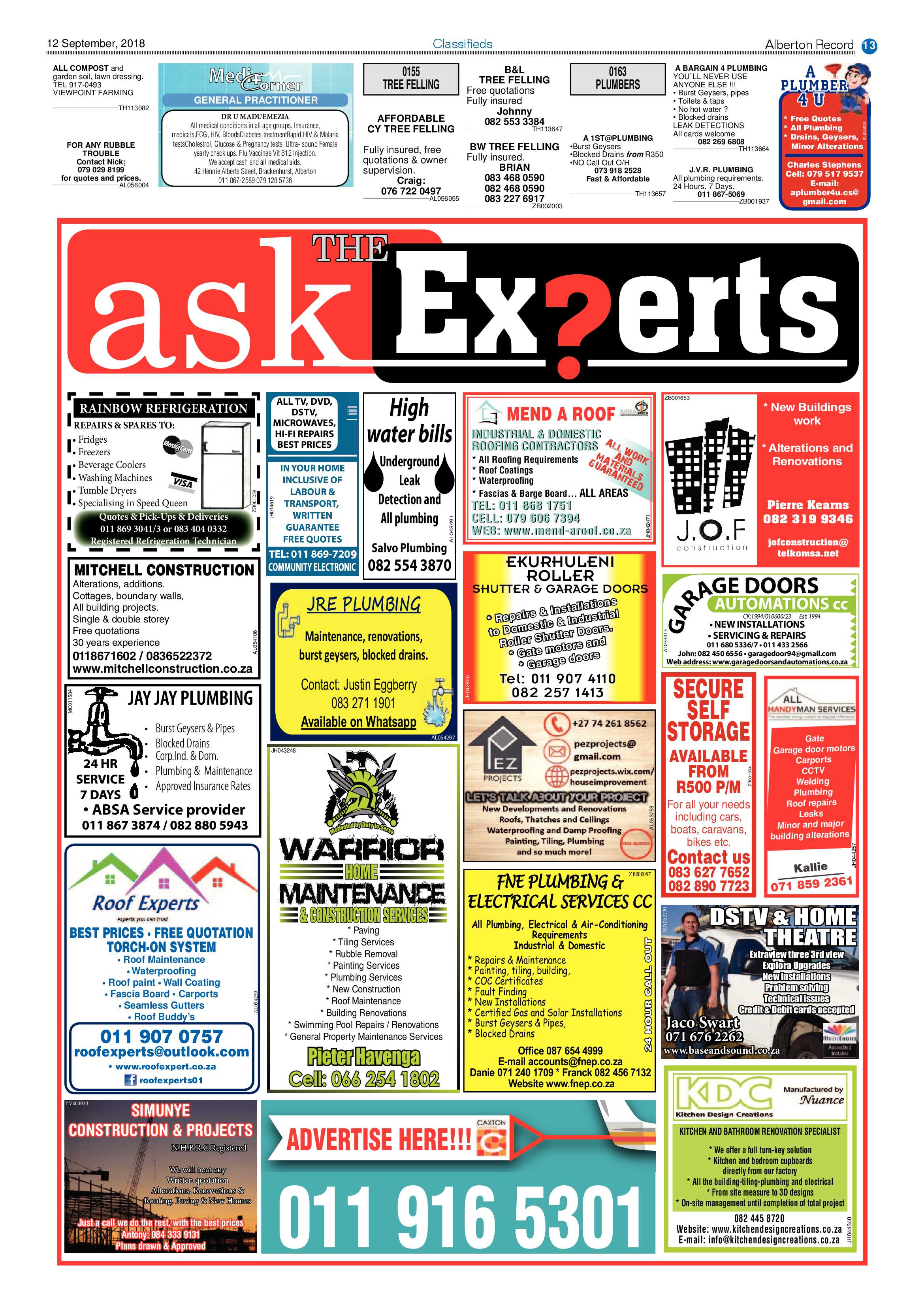 Alberton Record 12 September 2018 page 13