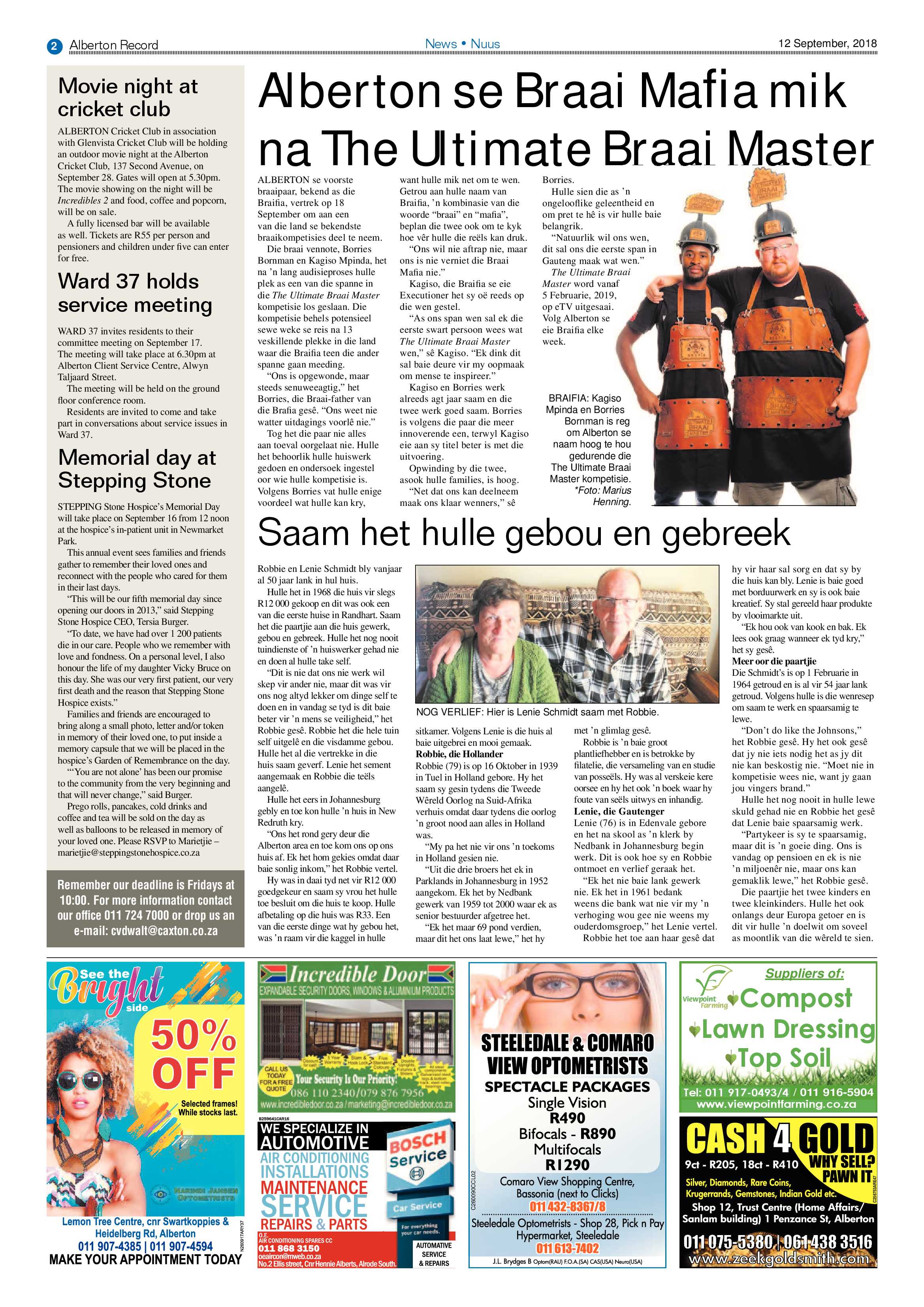 Alberton Record 12 September 2018 page 2
