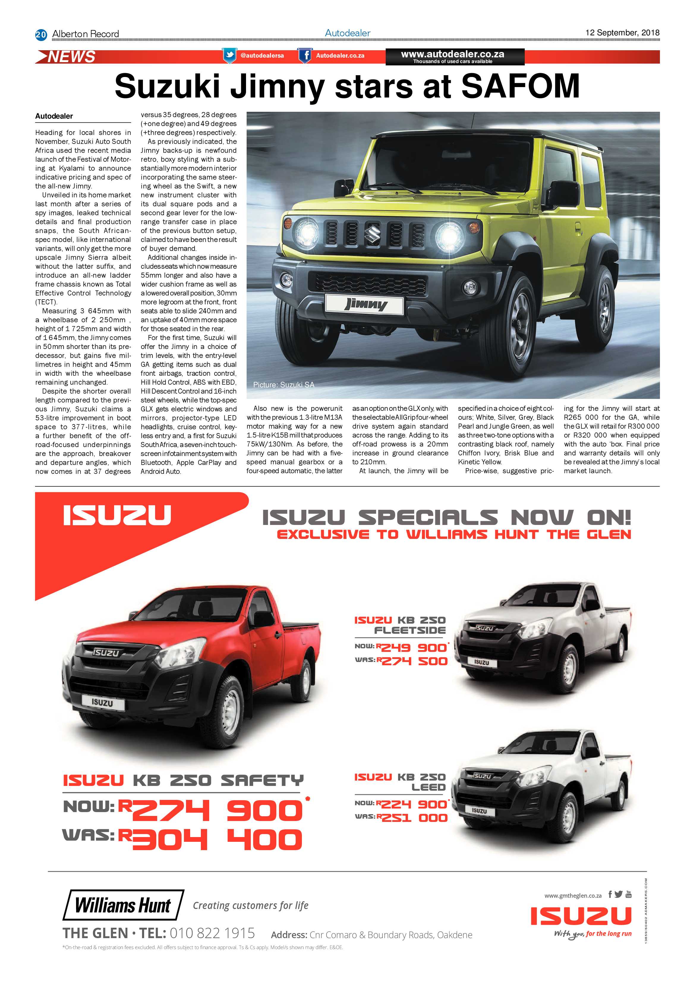 Alberton Record 12 September 2018 page 20