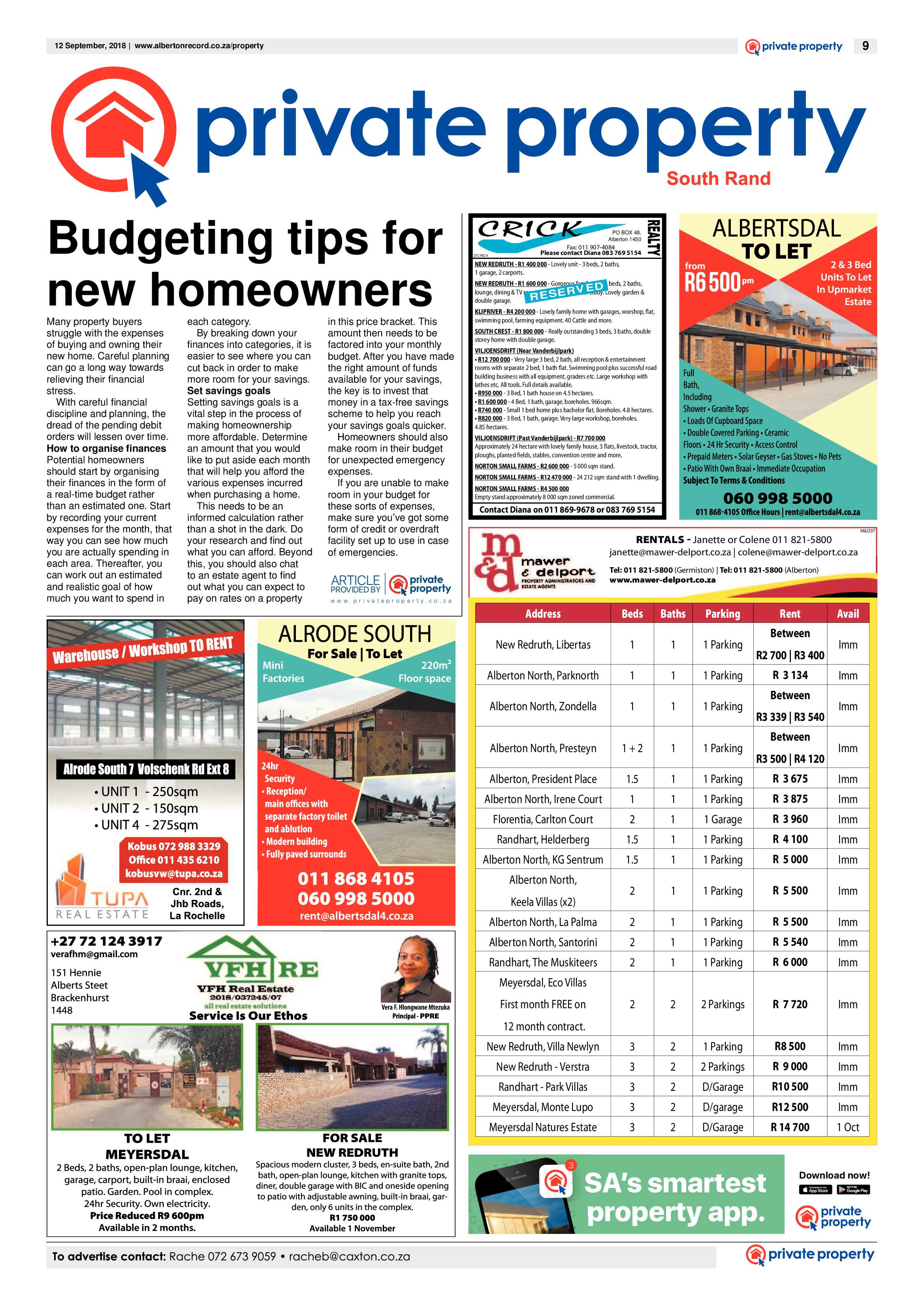 Alberton Record 12 September 2018 page 9