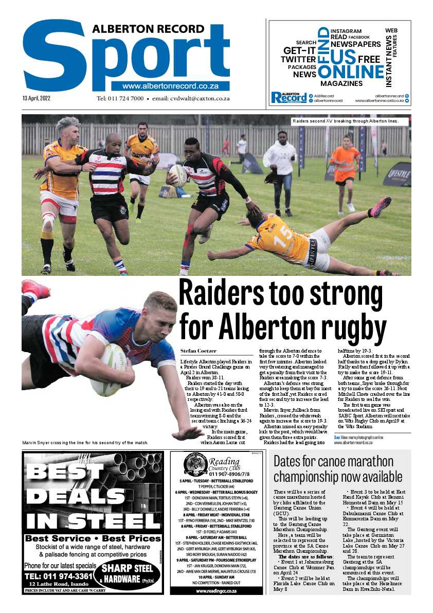 Alberton Record 13 April 2022 page 18