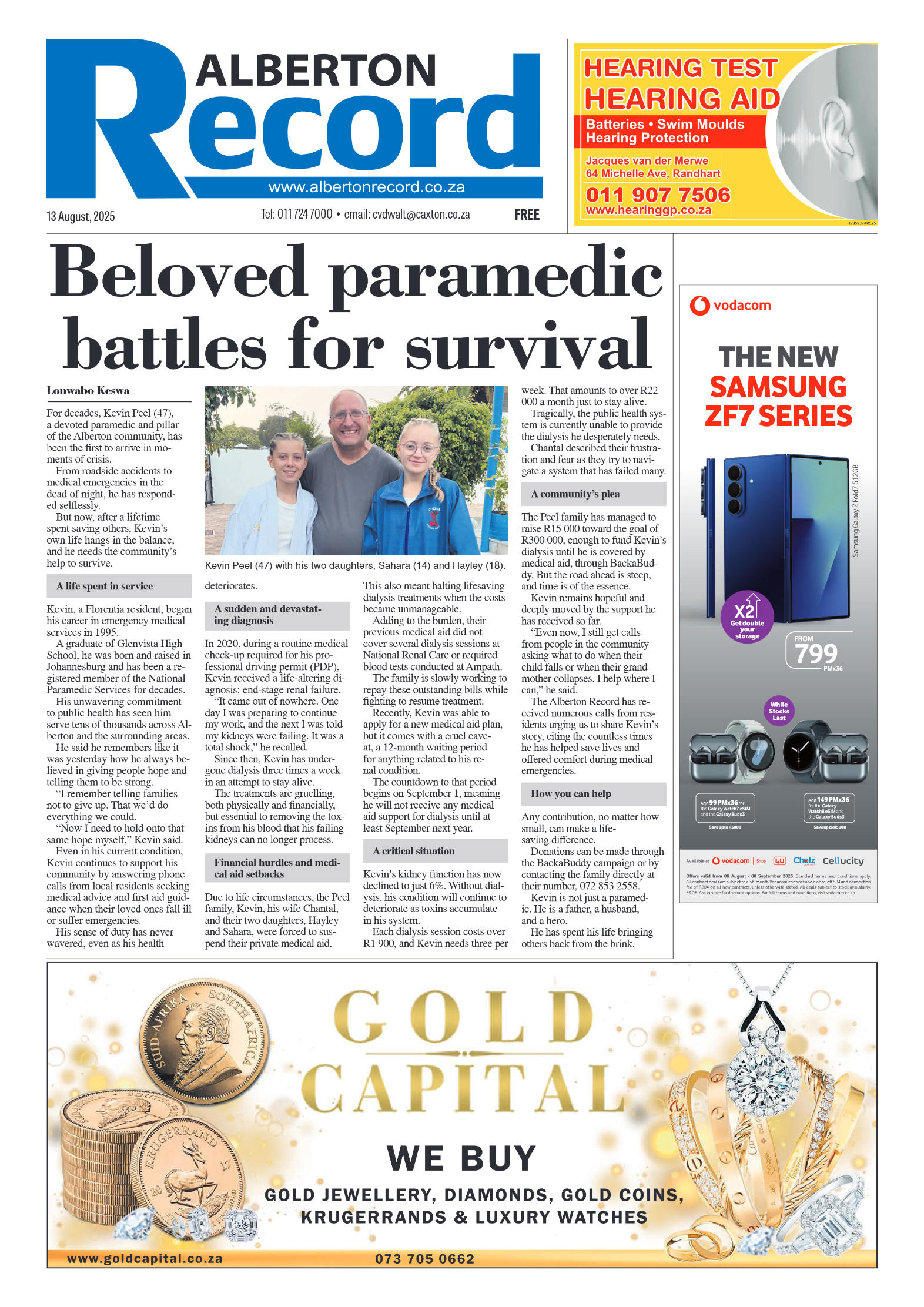 Alberton Record 13 August 2025 page 3