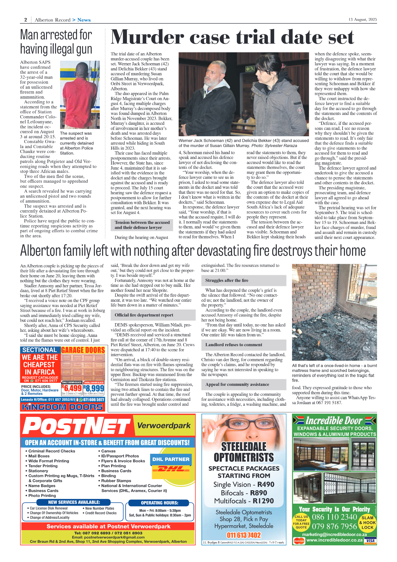 Alberton Record 13 August 2025 page 4