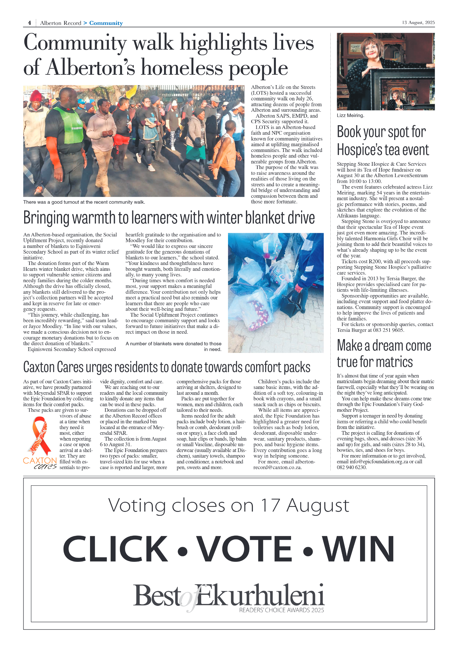 Alberton Record 13 August 2025 page 6