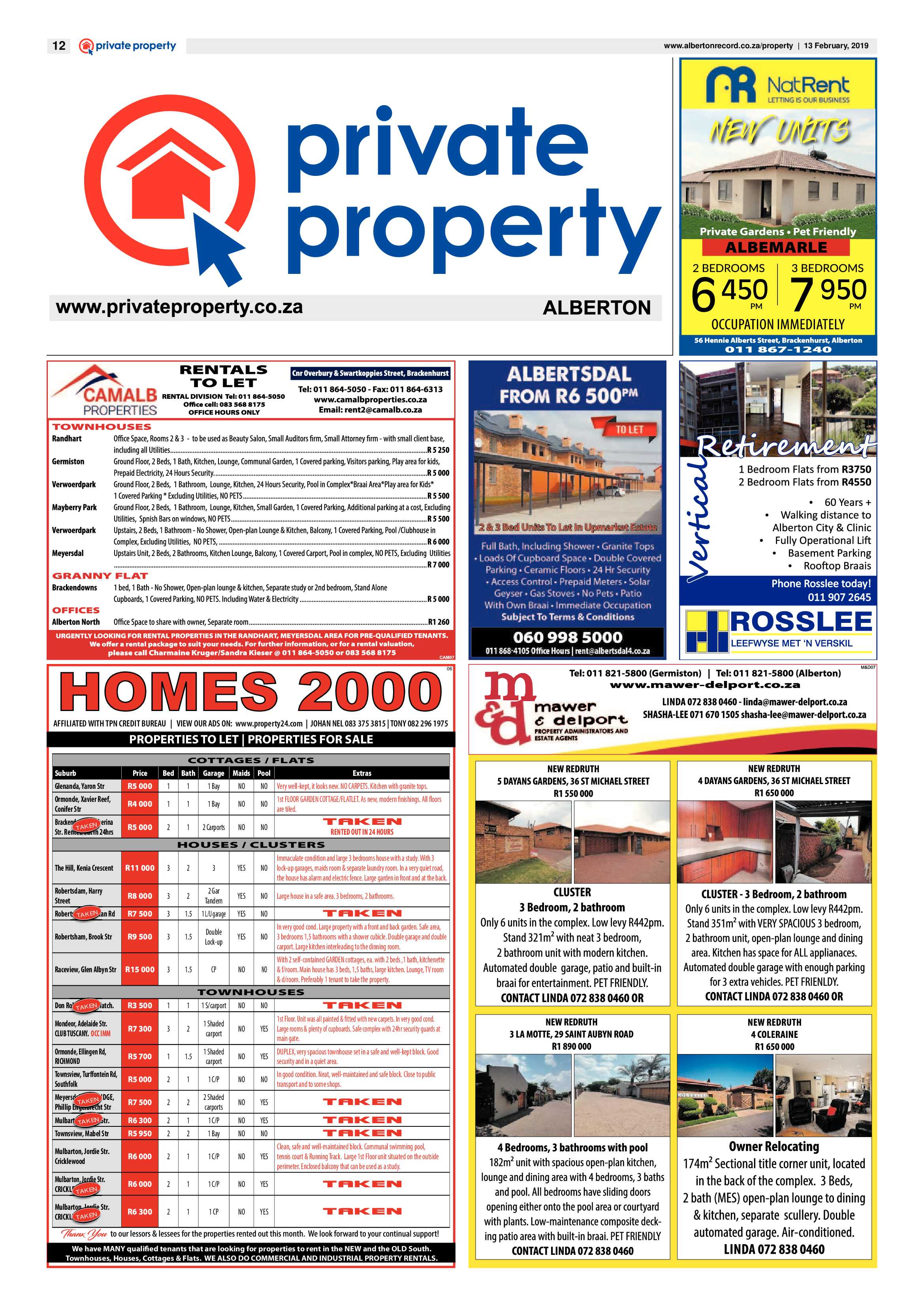 Alberton Record 13 February 2019 page 12