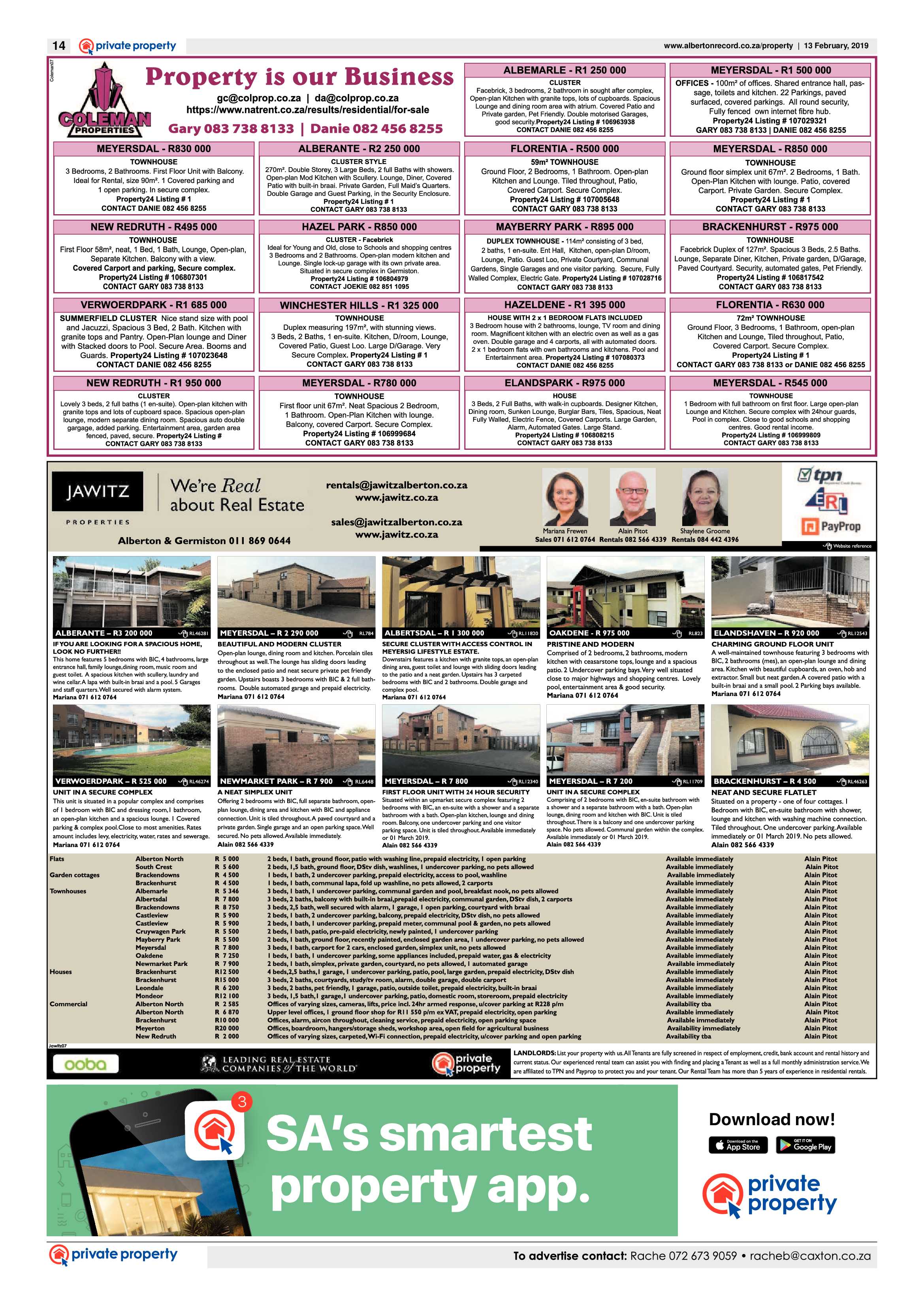 Alberton Record 13 February 2019 page 14