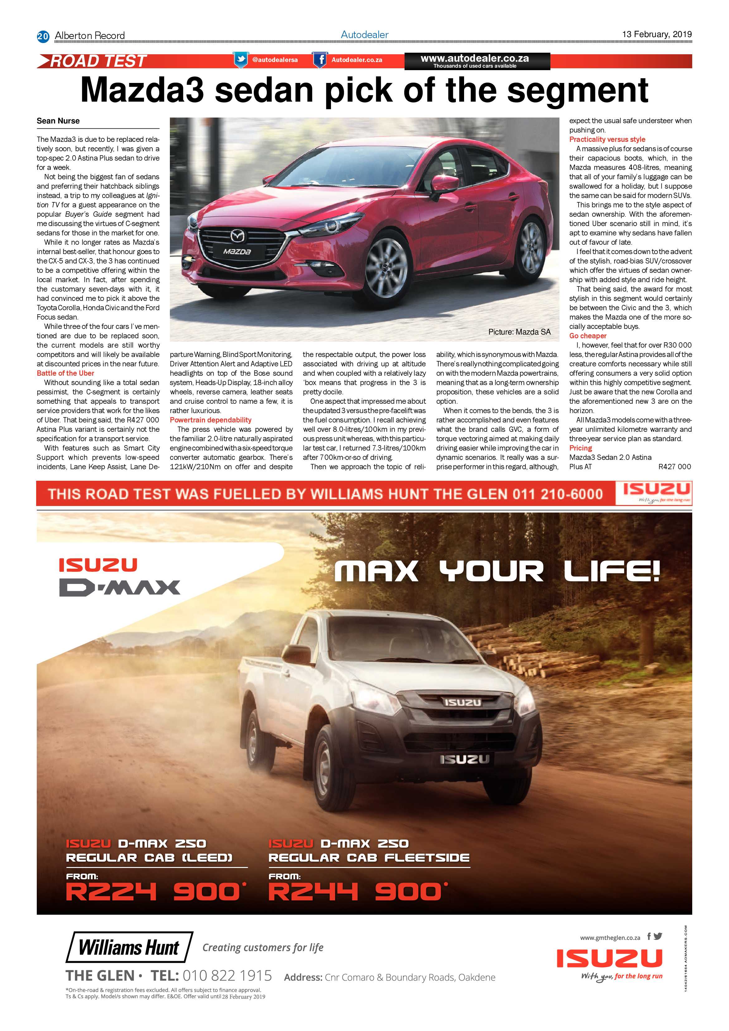 Alberton Record 13 February 2019 page 20