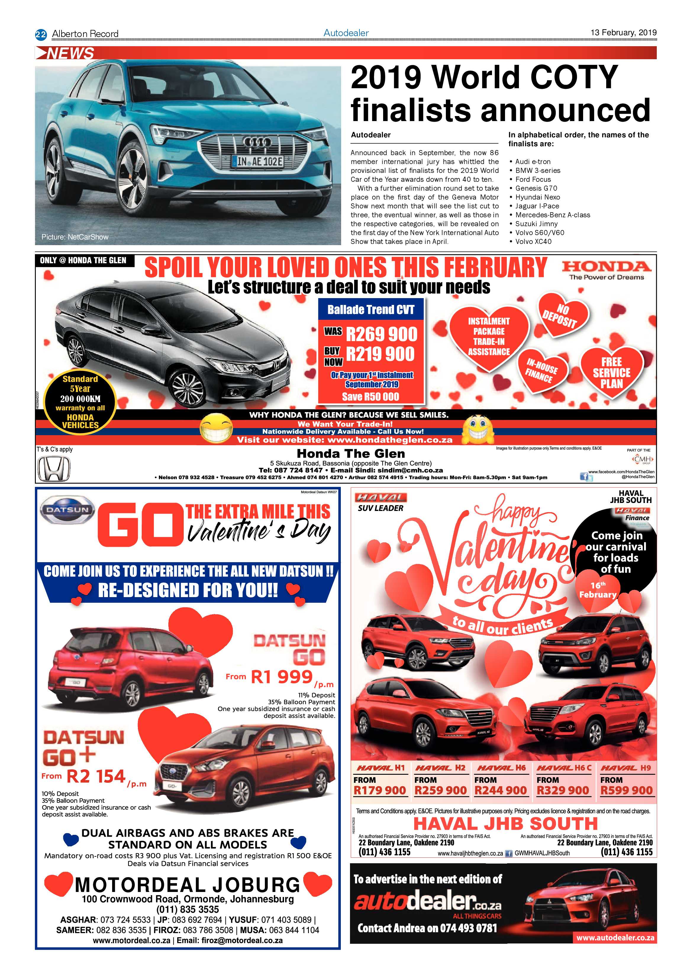 Alberton Record 13 February 2019 page 22