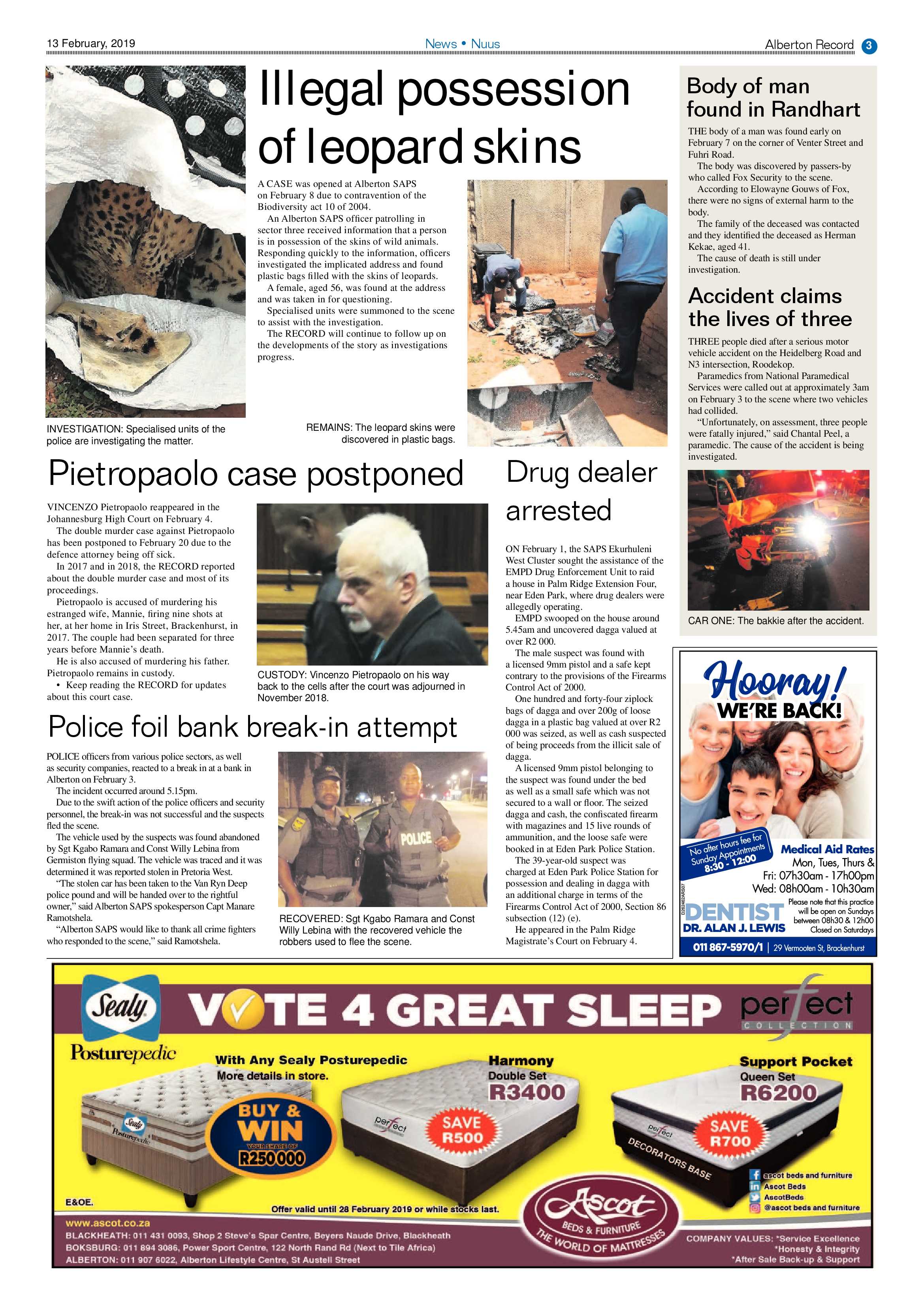 Alberton Record 13 February 2019 page 3