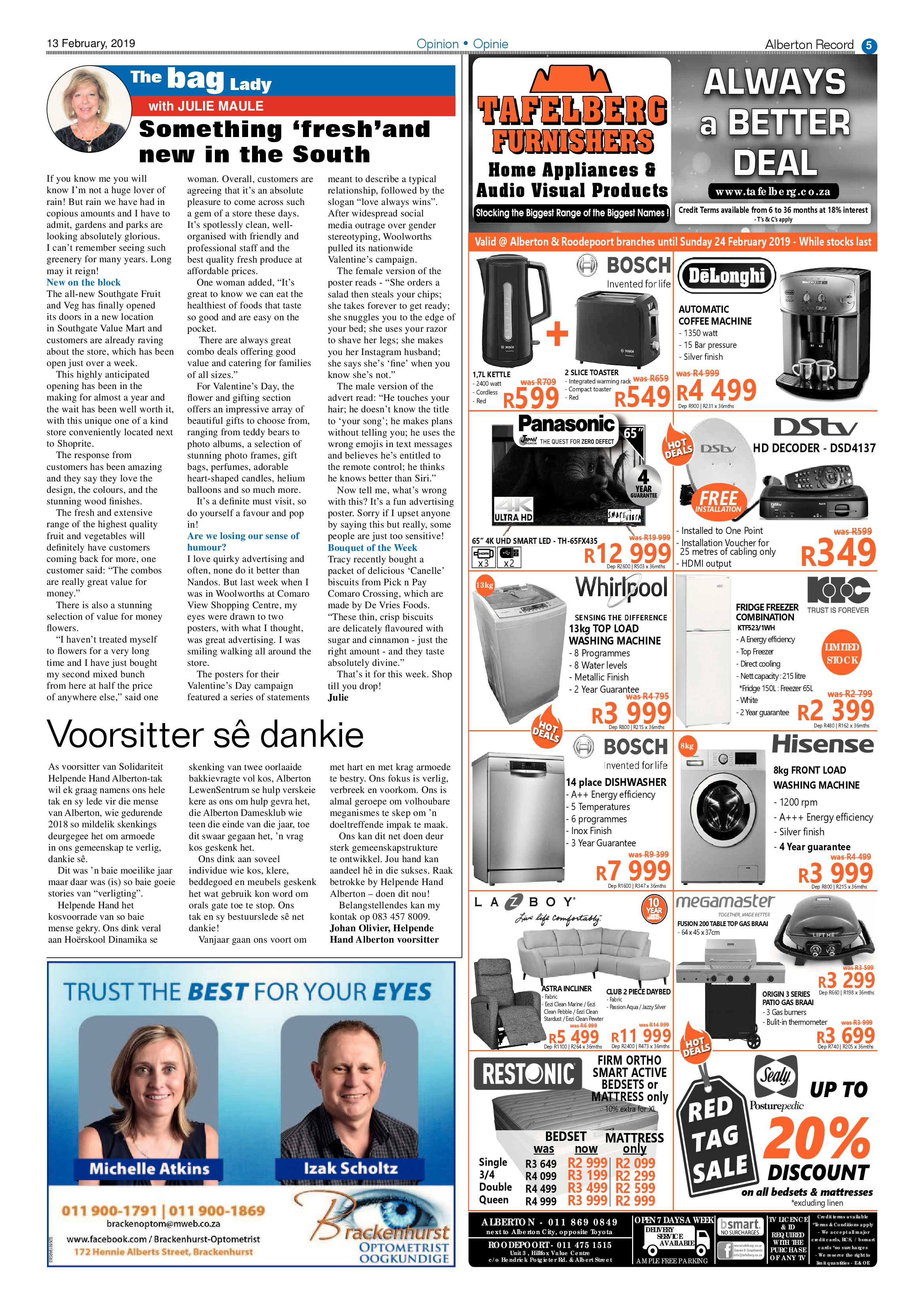 Alberton Record 13 February 2019 page 5