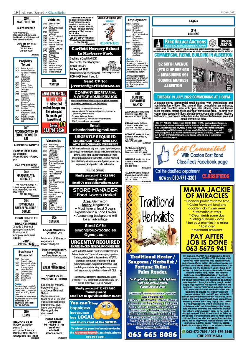 Alberton Record 13 July 2022 page 12