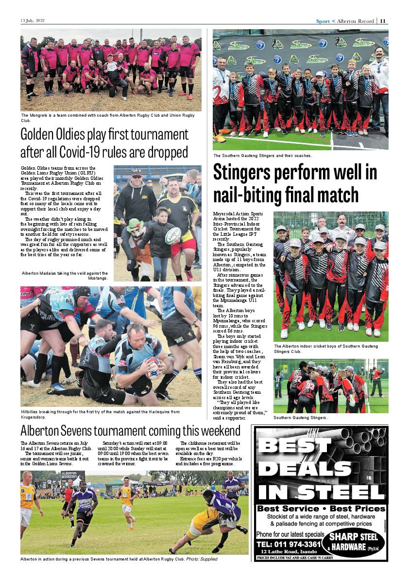 Alberton Record 13 July 2022 page 13
