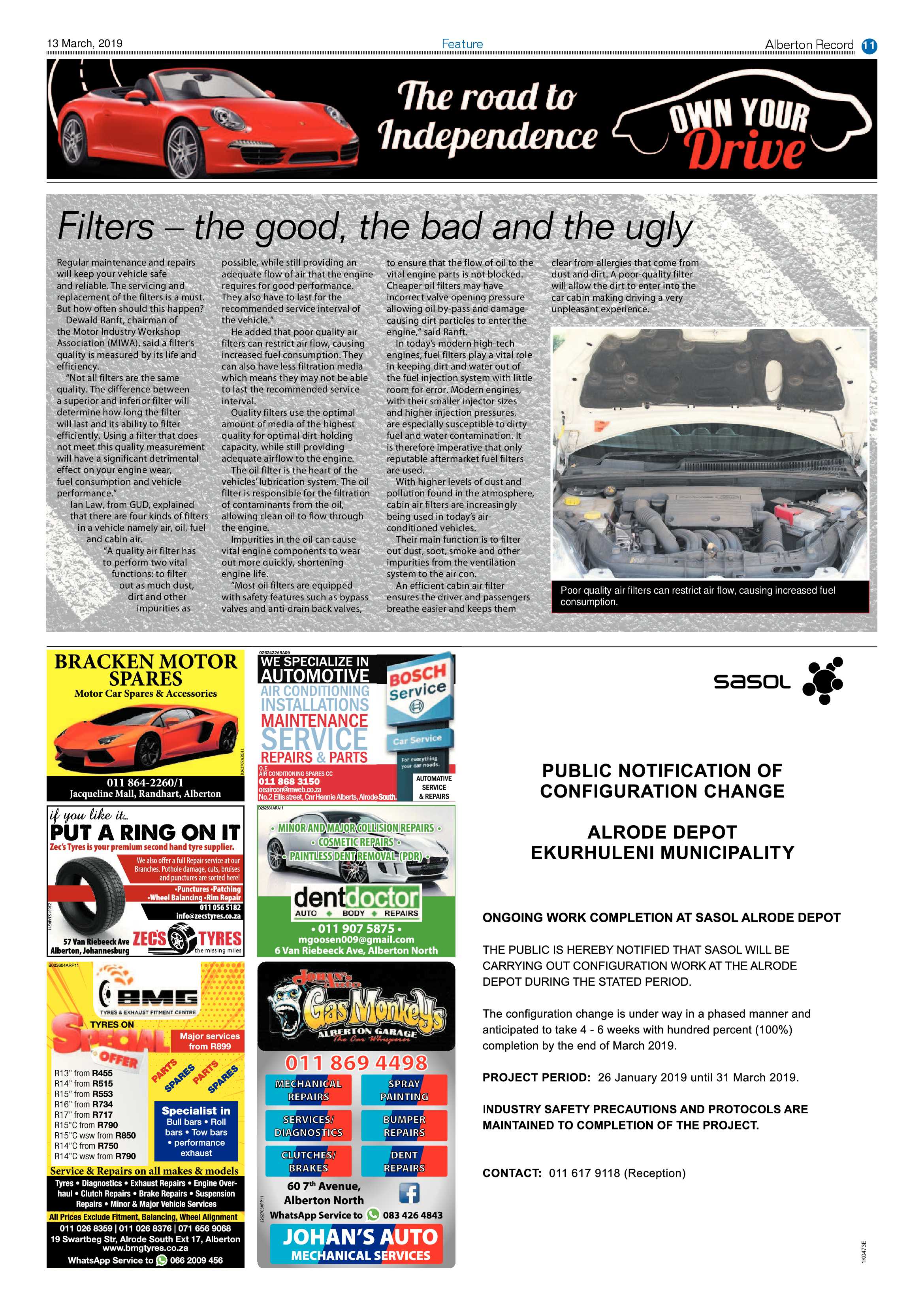 Alberton Record 13 March 2019 page 11