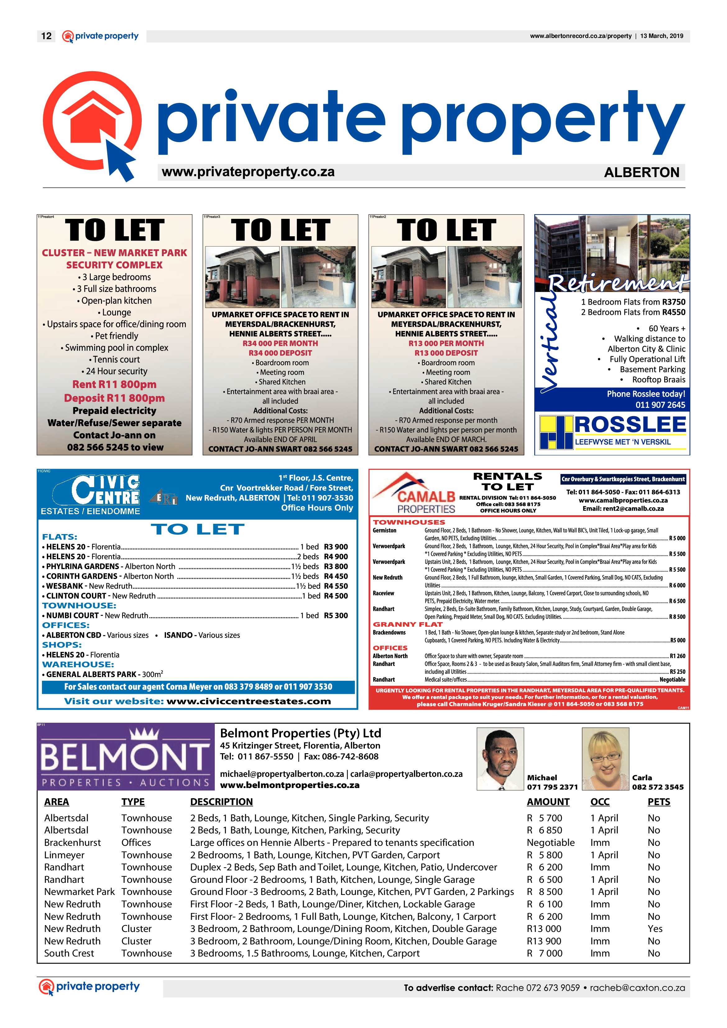 Alberton Record 13 March 2019 page 12
