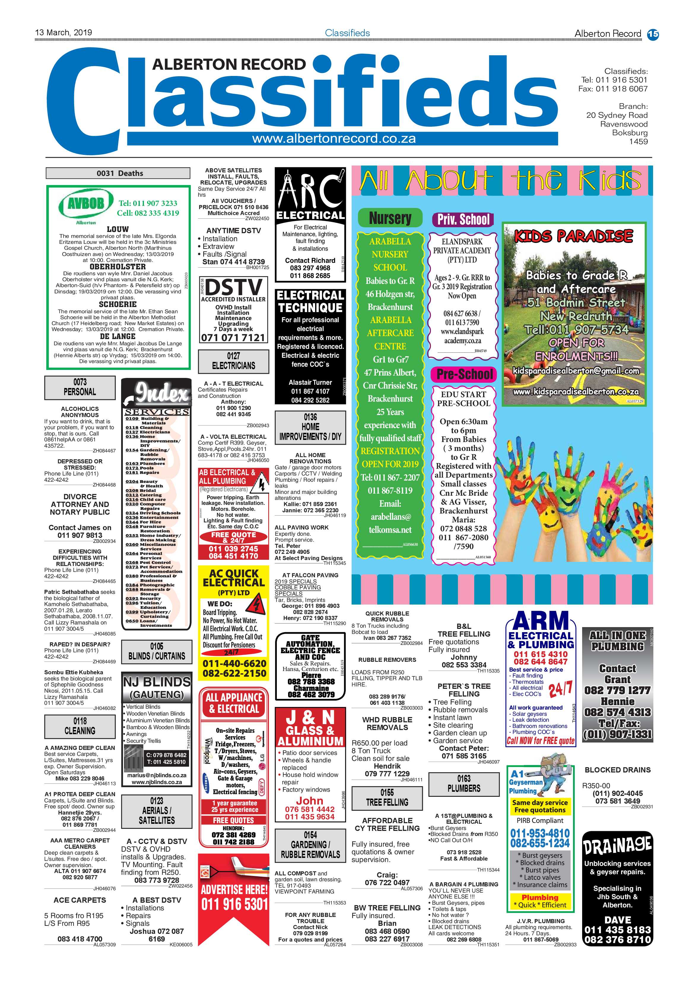 Alberton Record 13 March 2019 page 15