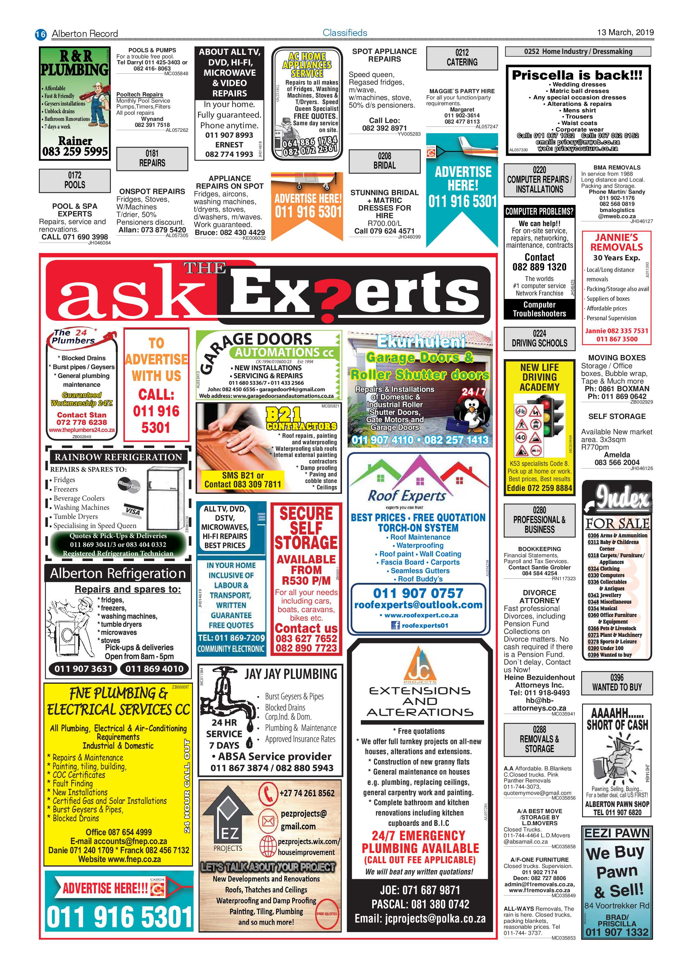 Alberton Record 13 March 2019 page 16