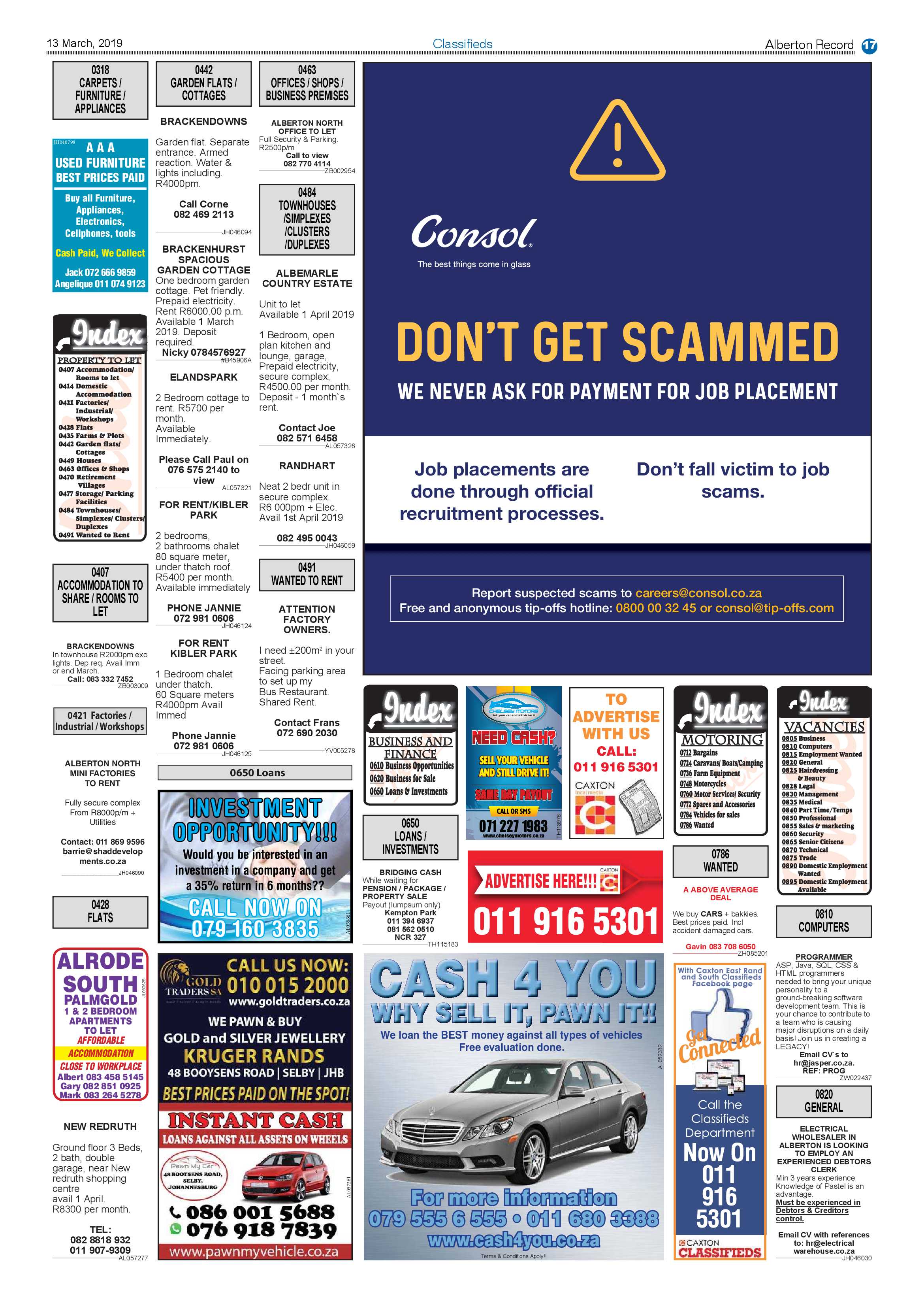 Alberton Record 13 March 2019 page 17