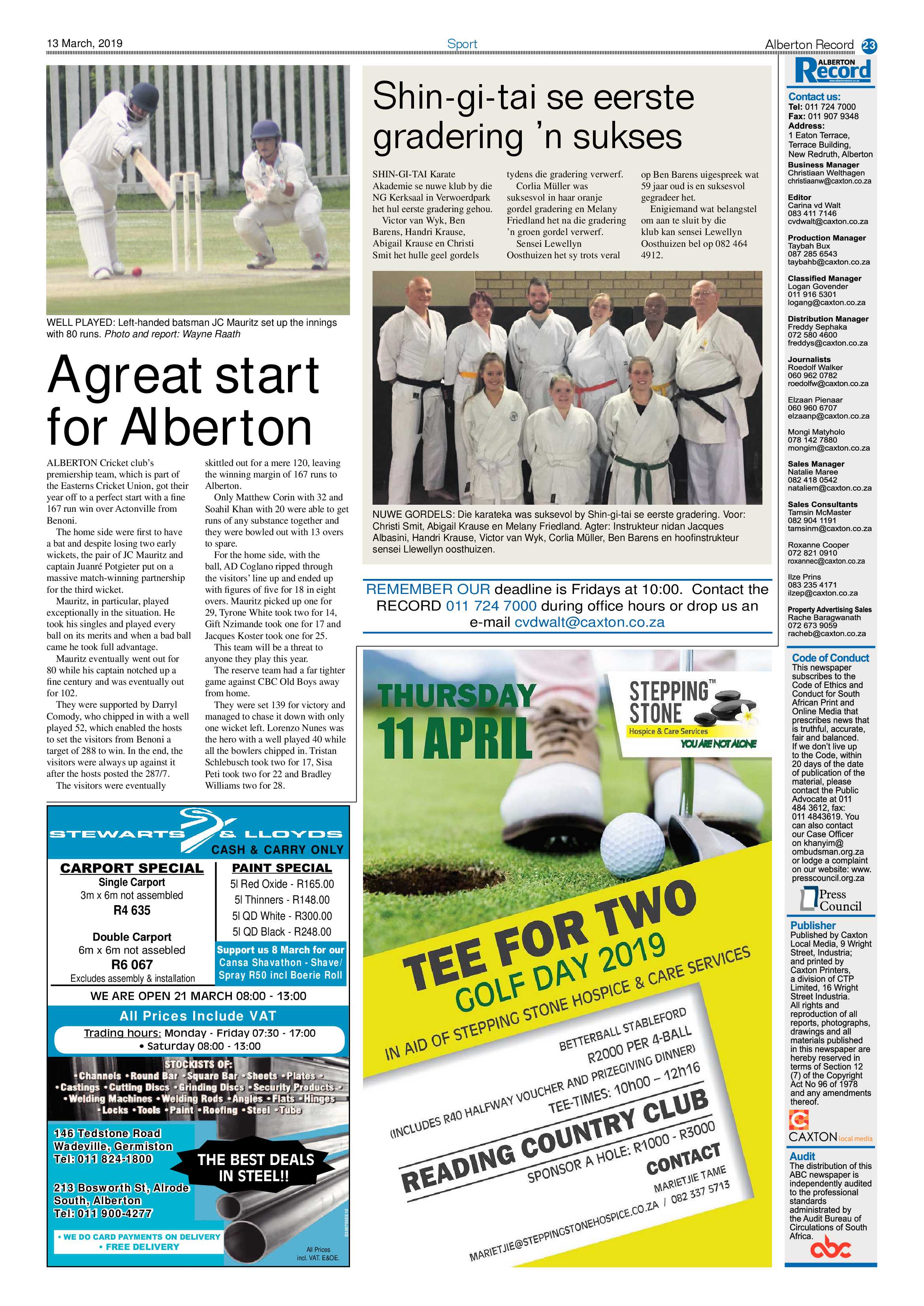 Alberton Record 13 March 2019 page 23