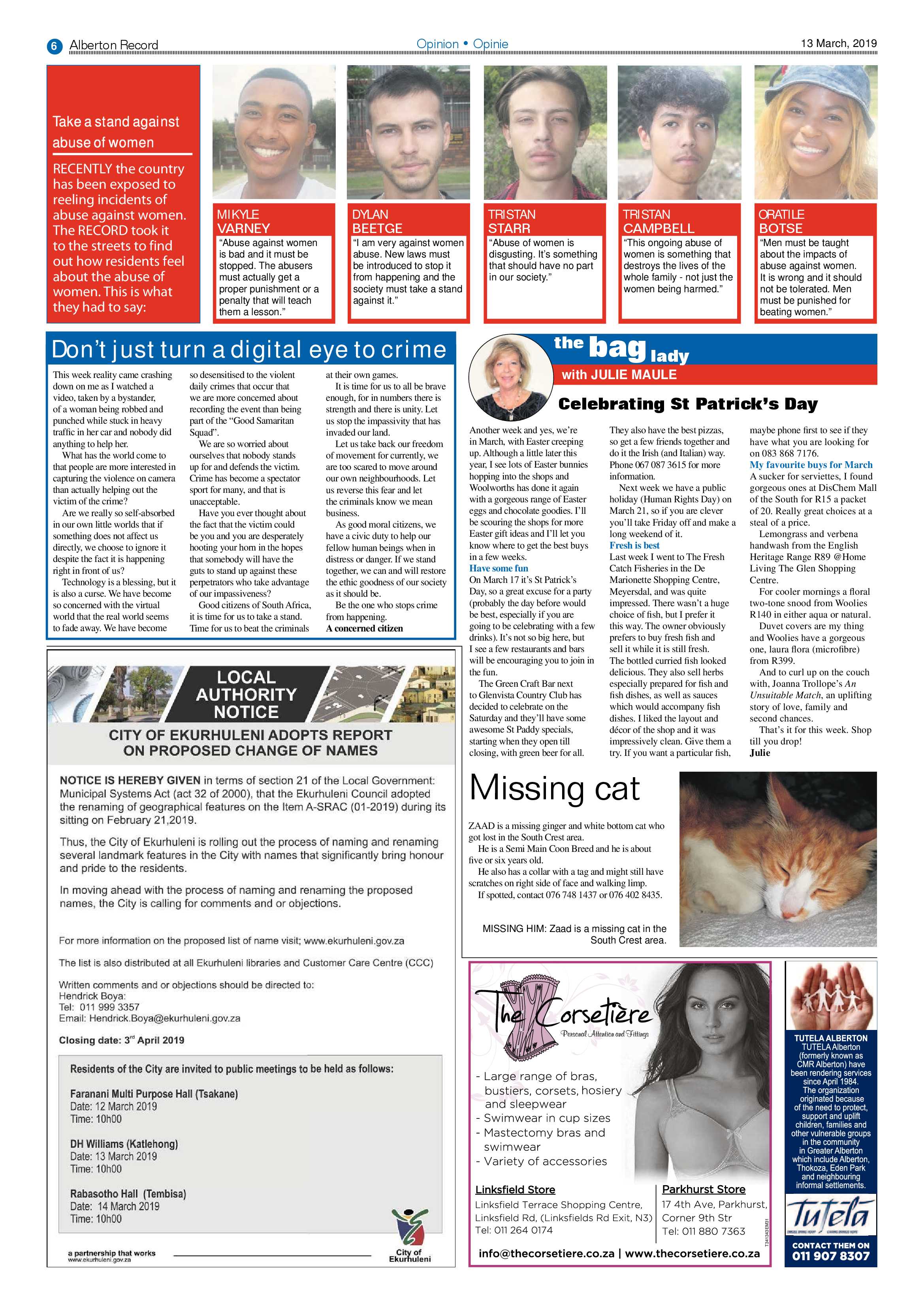 Alberton Record 13 March 2019 page 6