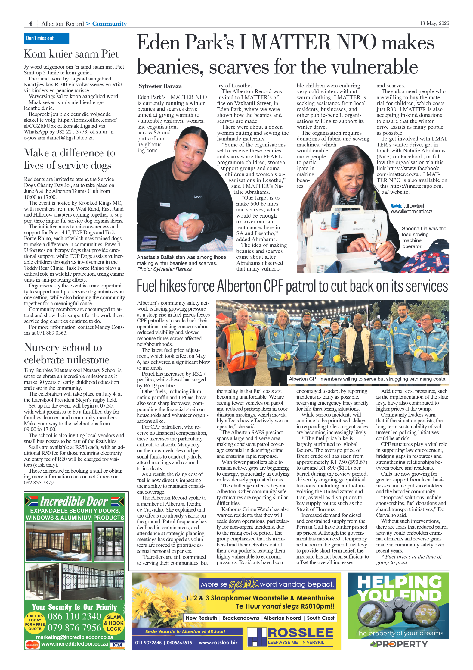 Alberton Record 13 May 2026 page 6